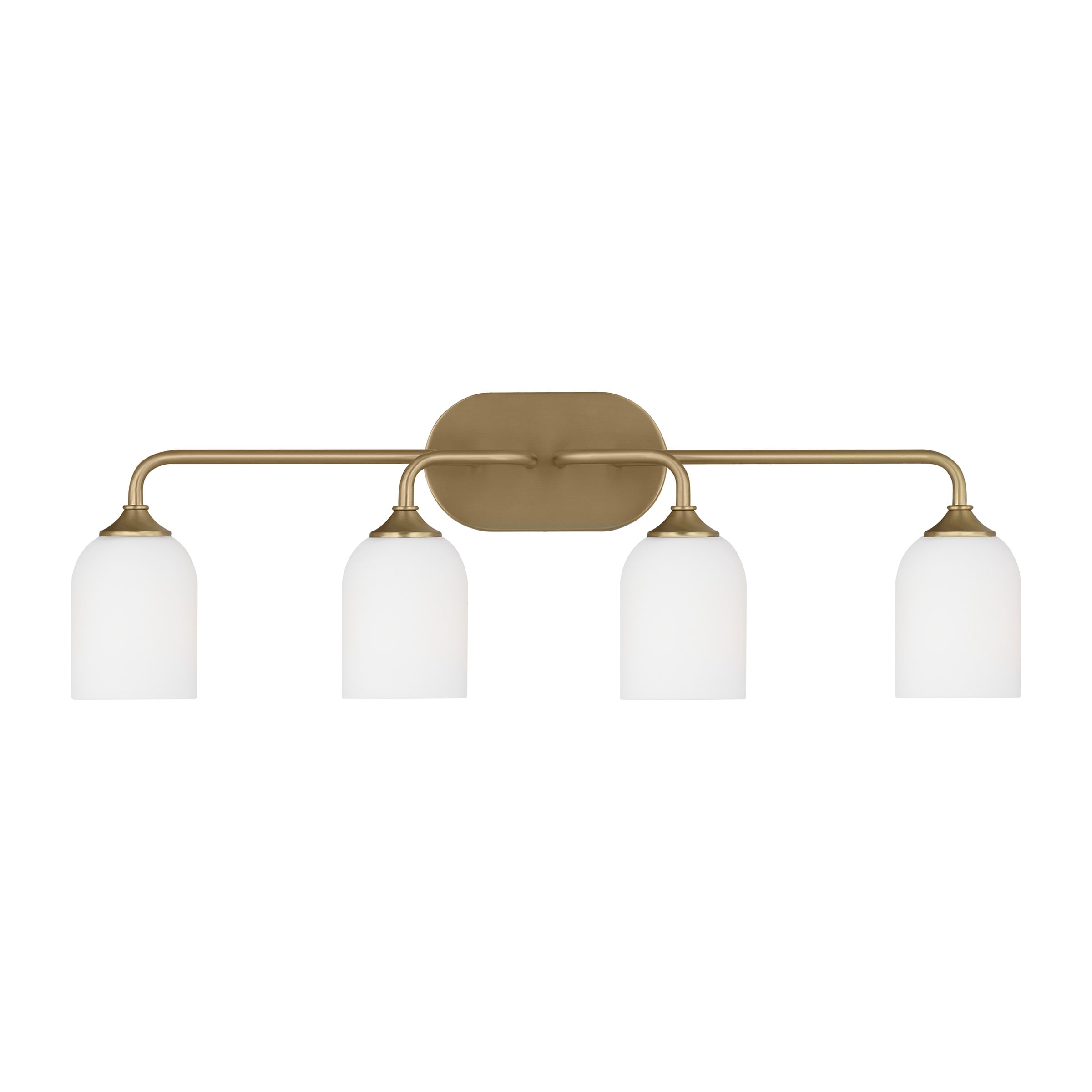 Generation Lighting GLV1024SB Emile 31-in 4 -Light Satin Bronze Traditional Vanity light