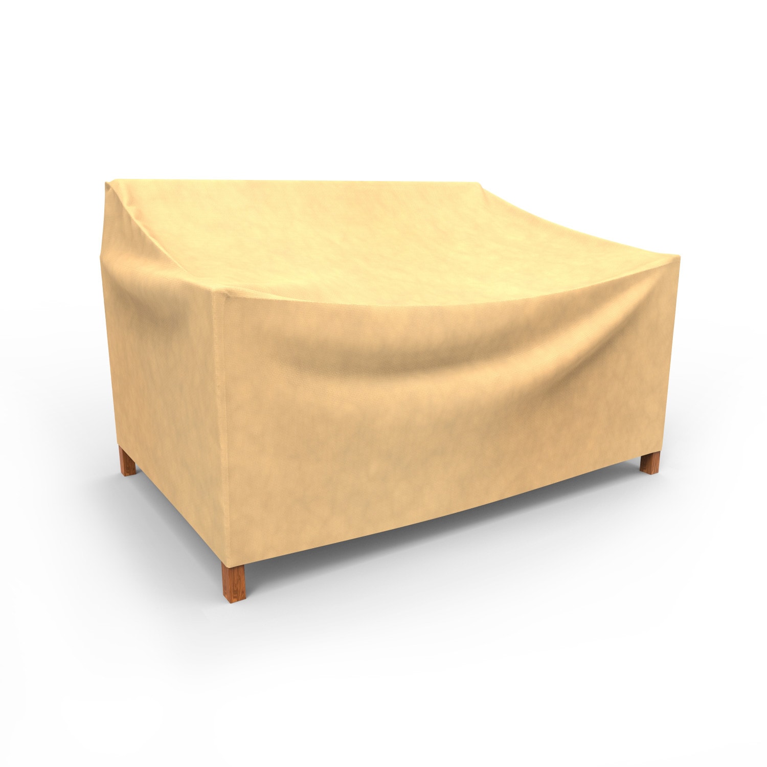Budge Industries P3A03SF1 All-Seasons Tan Polypropylene Patio Furniture Cover For Loveseat