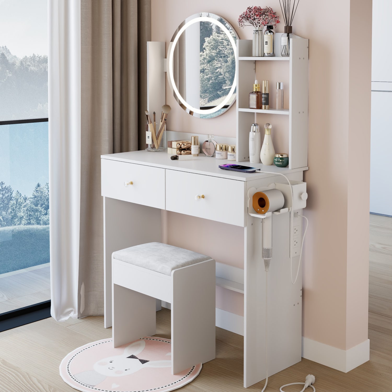 GZMR GM-W7627 Bedroom-Vanities - View #6