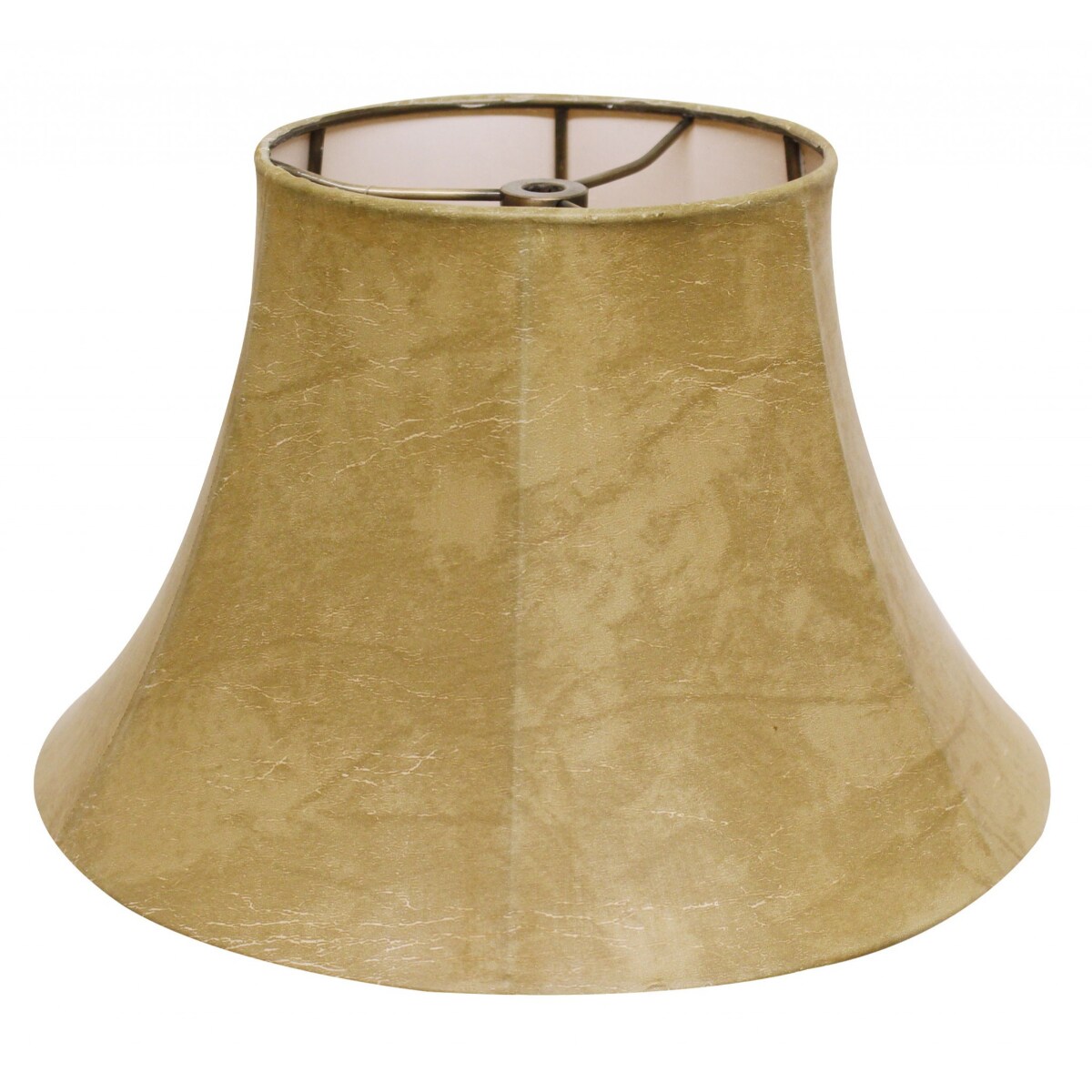 HomeRoots 4000469824 11-Inches x 18-Inches Light Yellow Paper Bell Lamp Shade