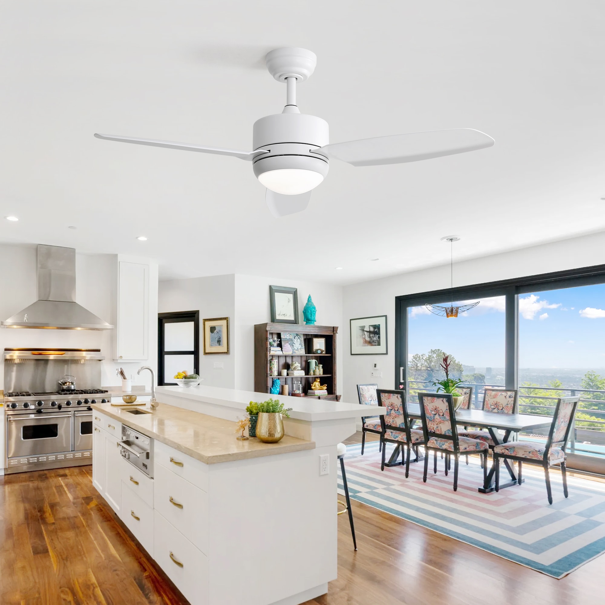 WELLFOR KBSE-001WH Ceiling-Fans - View #3