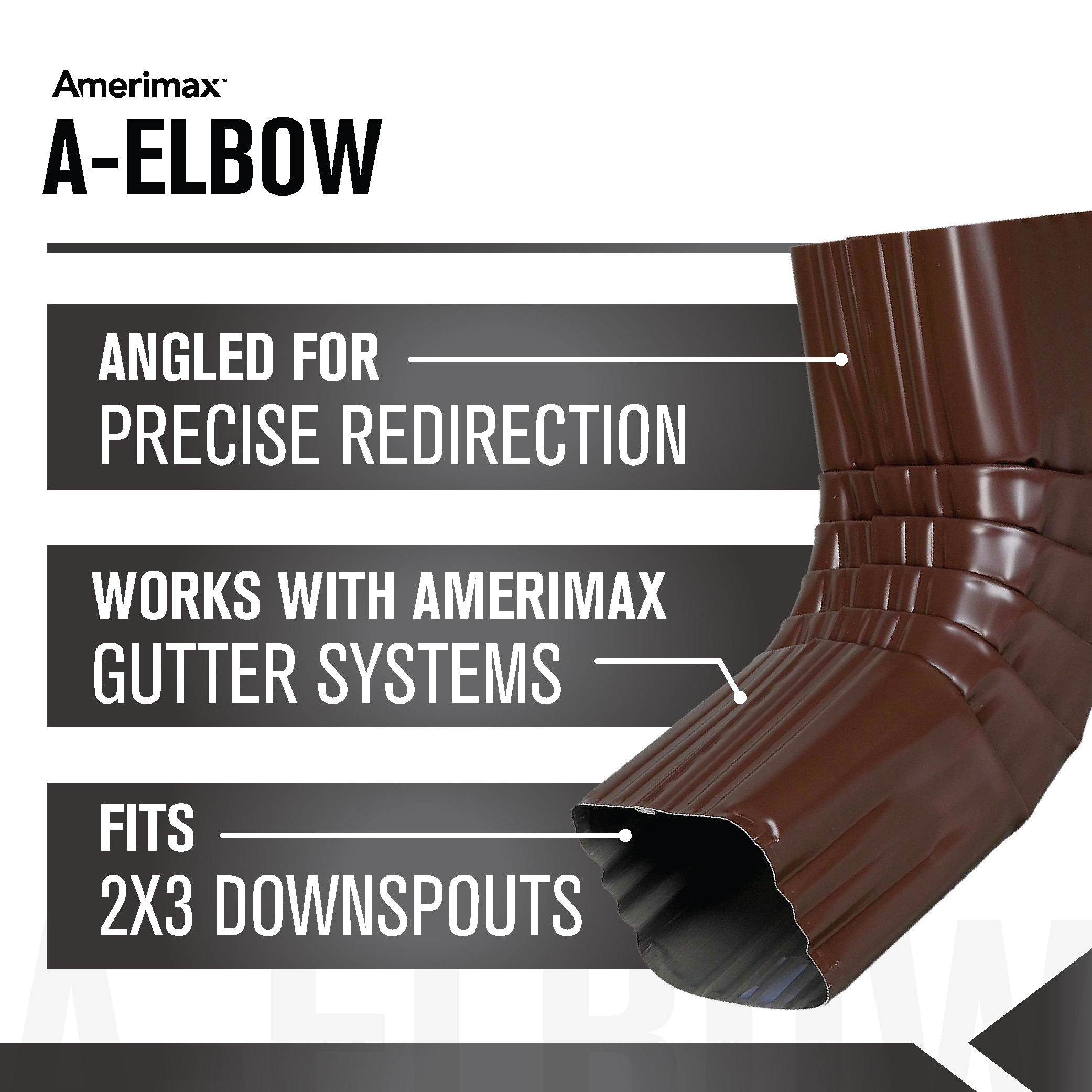 Amerimax 3AE024AMB-U Downspout-Components - View #4