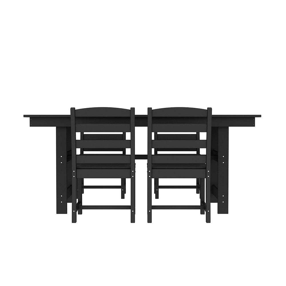 Homsee V-KF510001+02X3B Patio-Dining-Sets - View #5