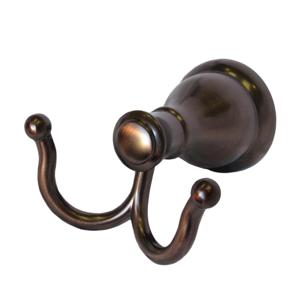 ARISTA Castilla Oil-Rubbed Bronze Double Wall Mount Towel Hook in the ...