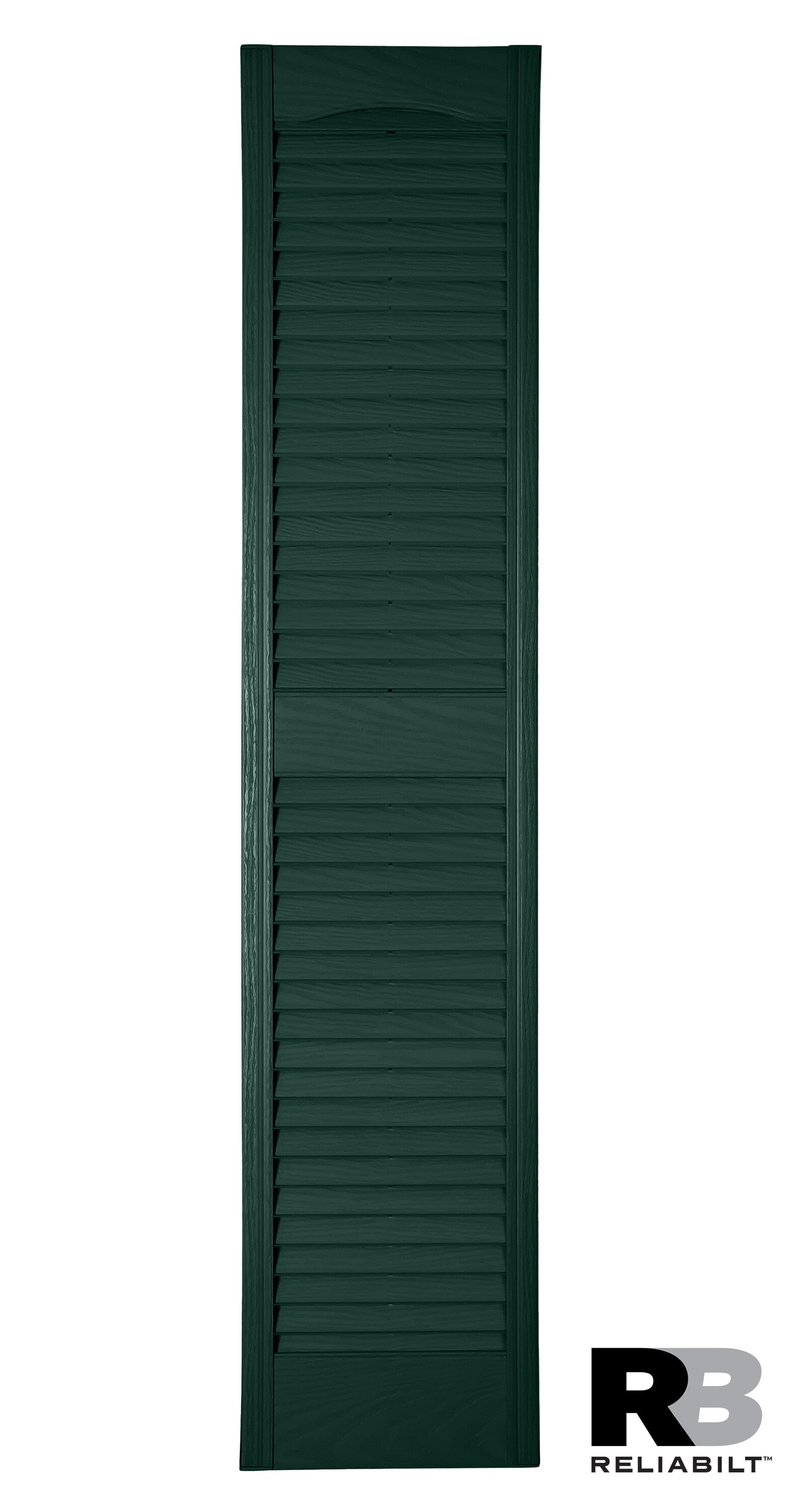 RELIABILT LVRCT1074009 10-in W x 74-in H Pine Green Polypropylene Exterior Shutters (2-Pack)