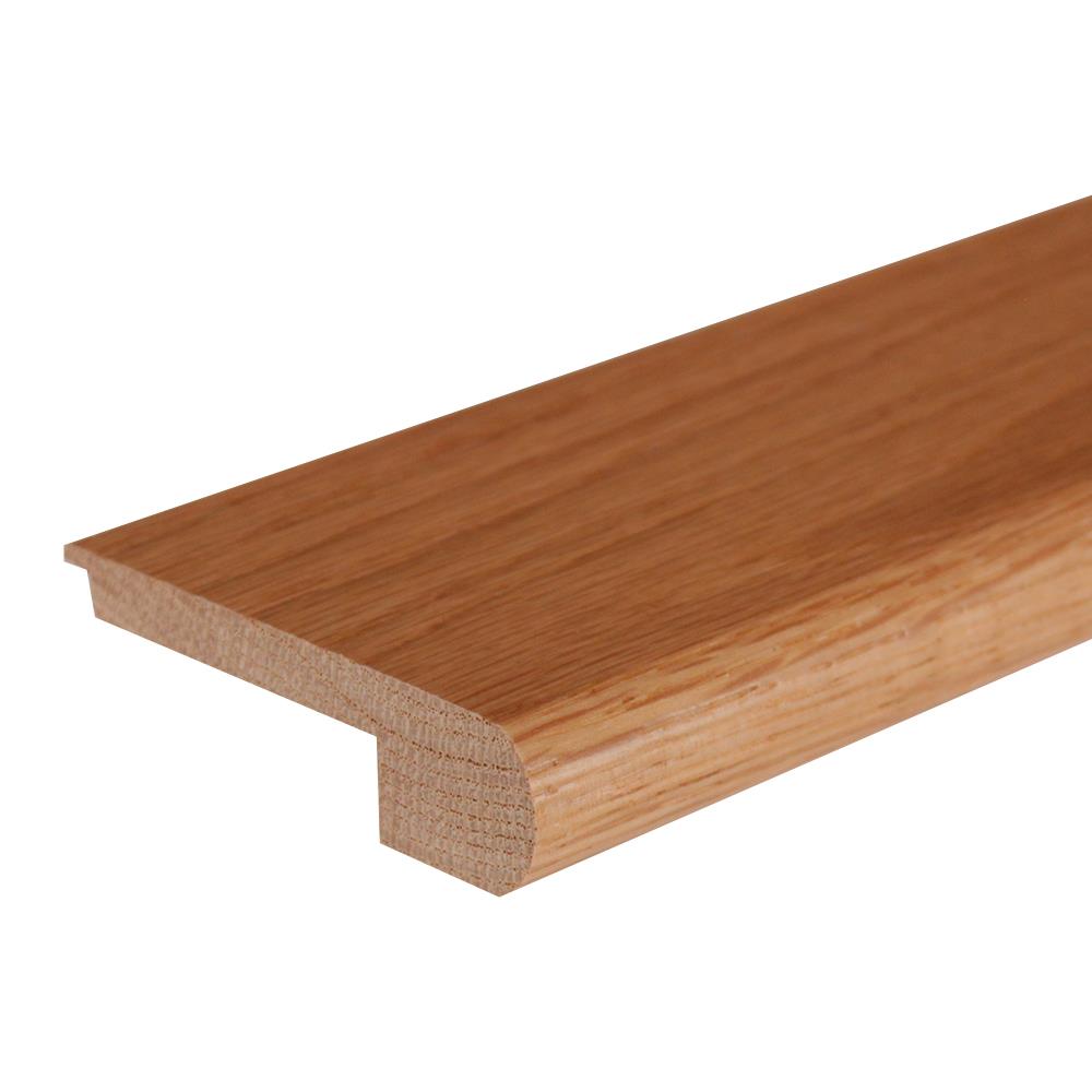 Flexco 1103330 Solid Wood Stair Nose 2.75-in x 78-in x 0.38-in Wheat Prefinished Wood Red oak Flush Stair Nosing