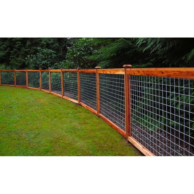 Metal Steel Cedar Garden Fence Panel