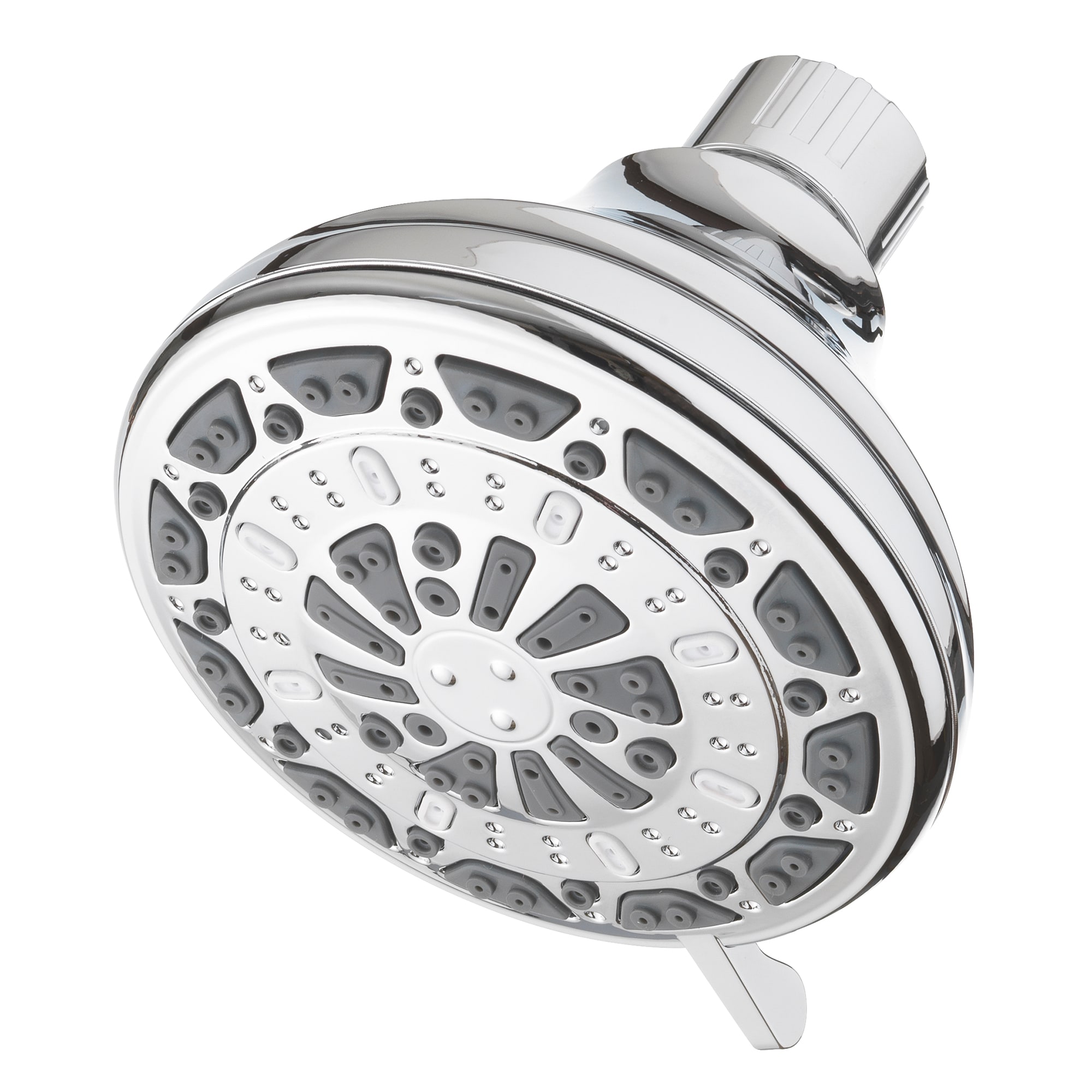 Project Source Chrome Round Fixed Shower Head 1.8-GPM (6.8-LPM) in 