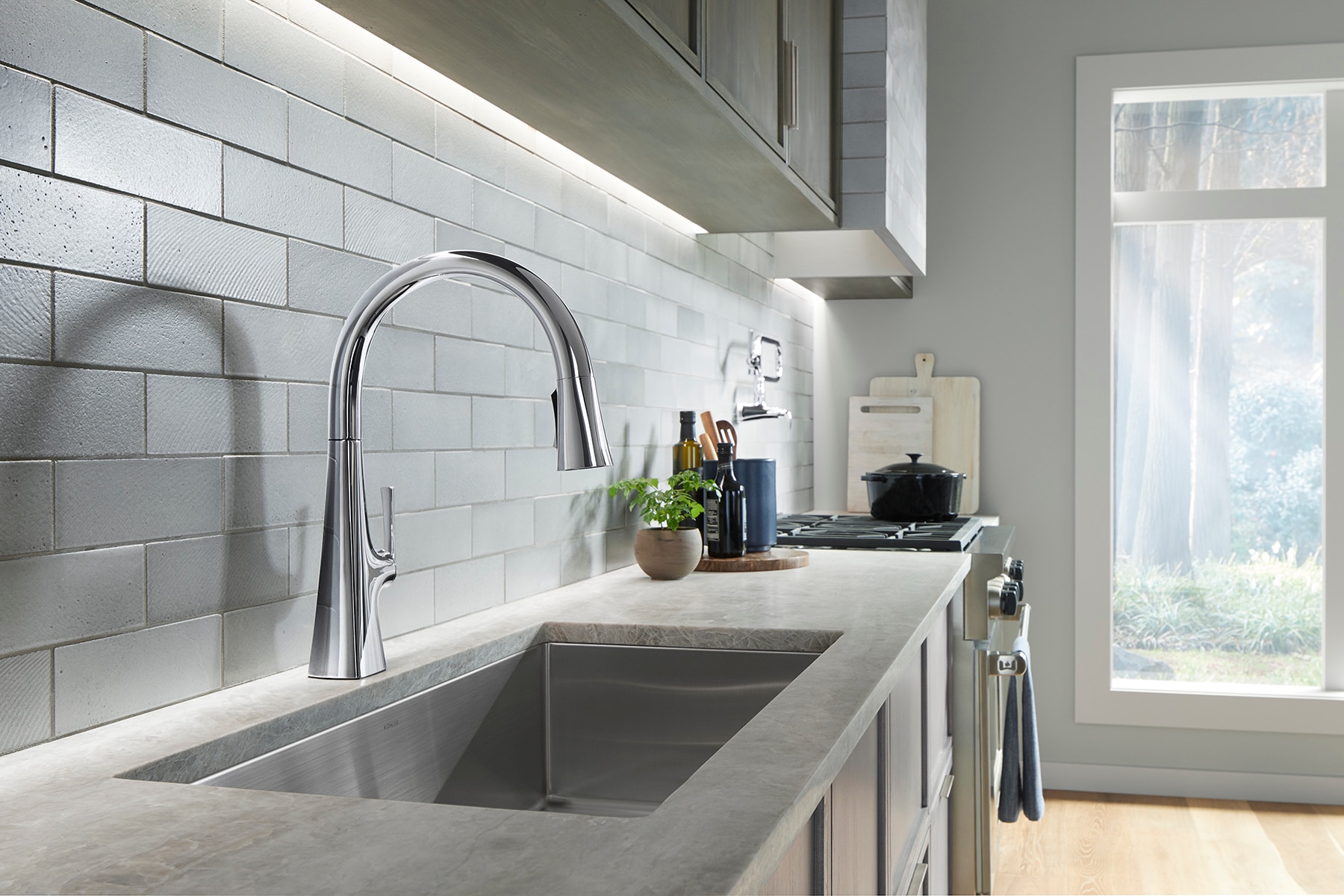 KOHLER K-22062-CP Kitchen-Faucets - View #4