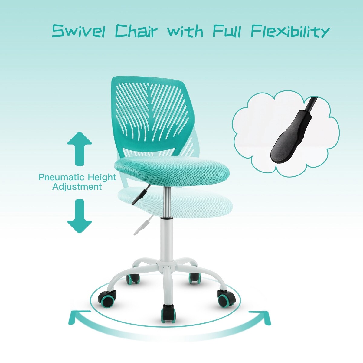 CASAINC WF-HW66350GN-LA Office-Chairs - View #6