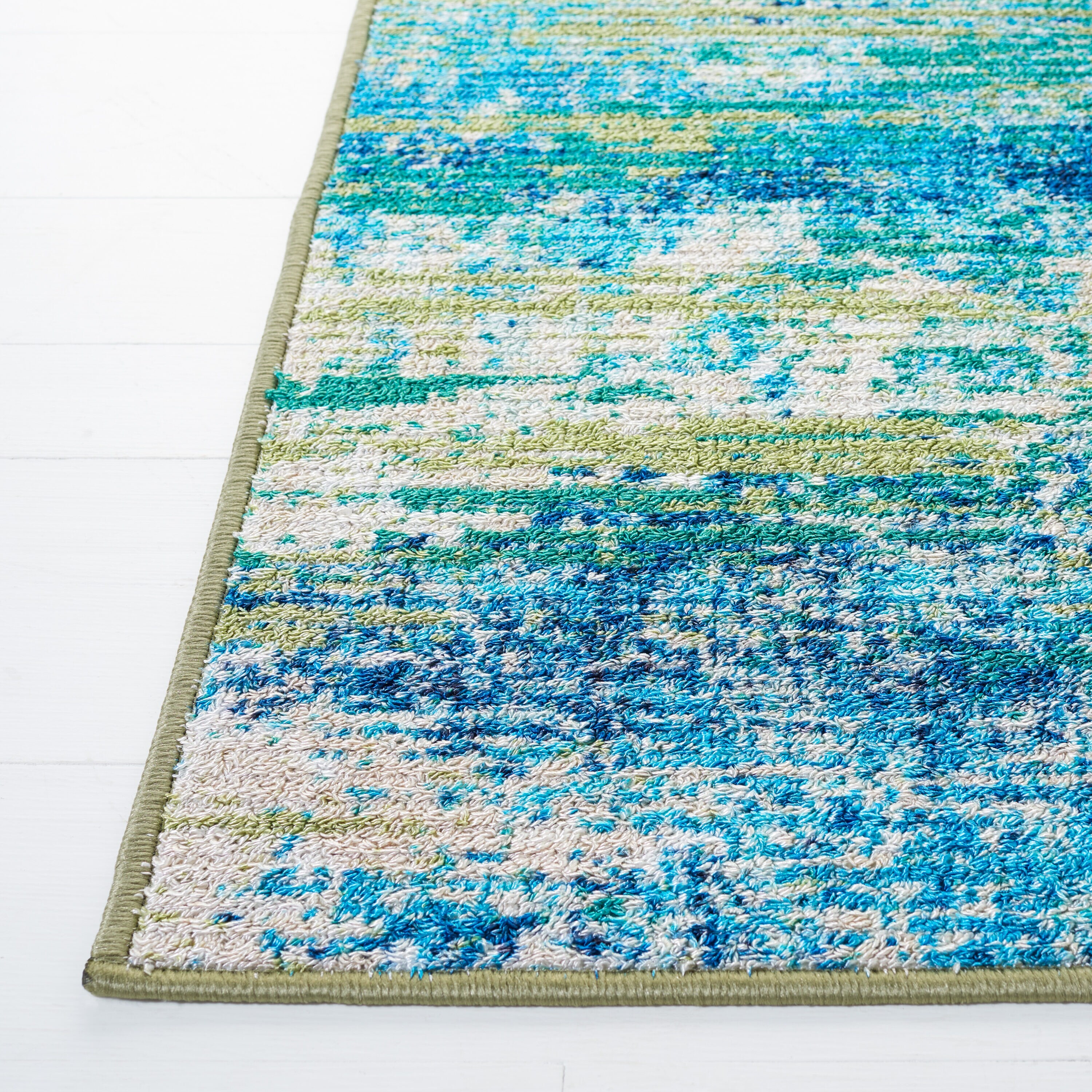 Indoor/Outdoor Washable Rug, 4' x 6' - Teal