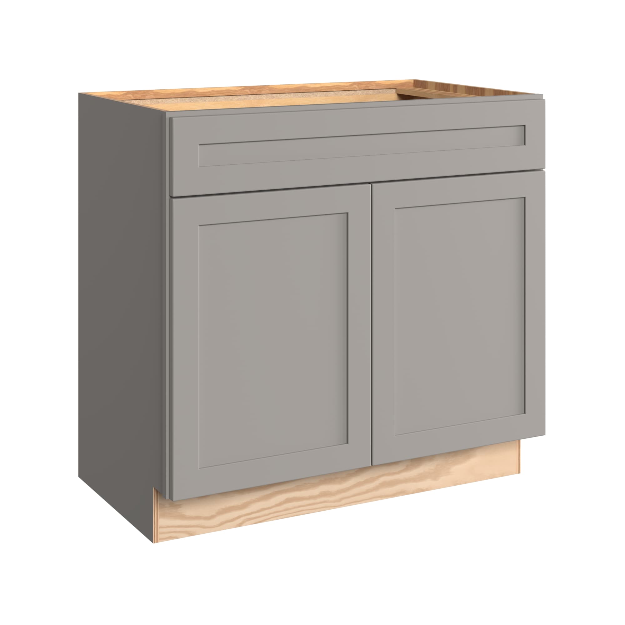 KraftMaid Momentum VSB362134G81 Deveron 36-in Pebble Grey