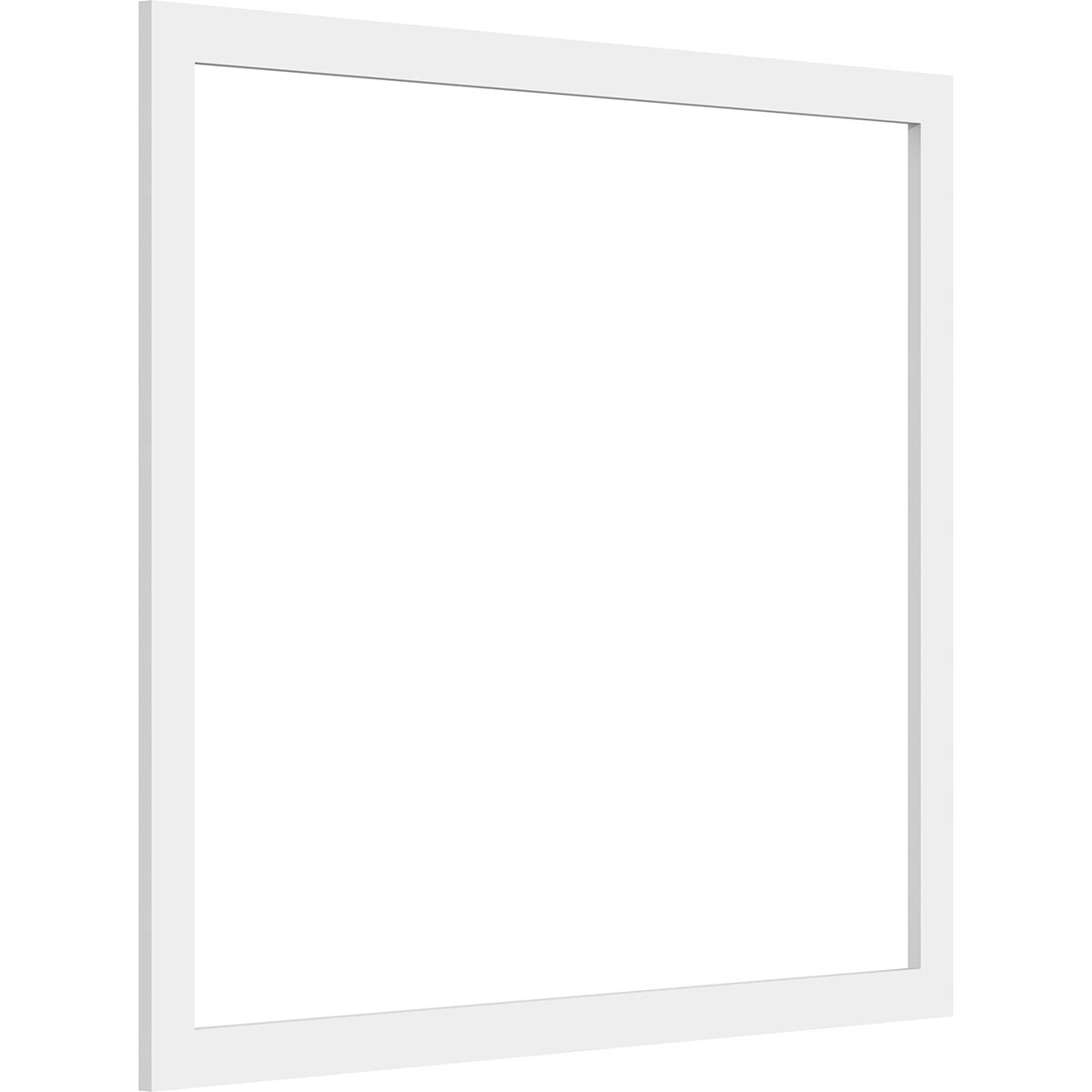 Ekena Millwork WALP32X28X037PRE 32-in x 28-in Smooth Paintable/Stainable White PVC Fretwork Wall Panel (