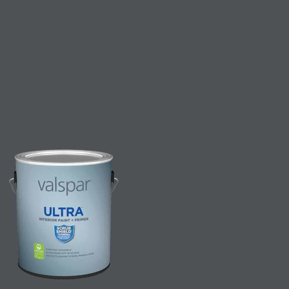 Valspar 4010-1-935299 Ultra Semi-gloss Chimney Smoke 4010-1 Latex Interior Paint Paint + Primer ( 1-gallon )