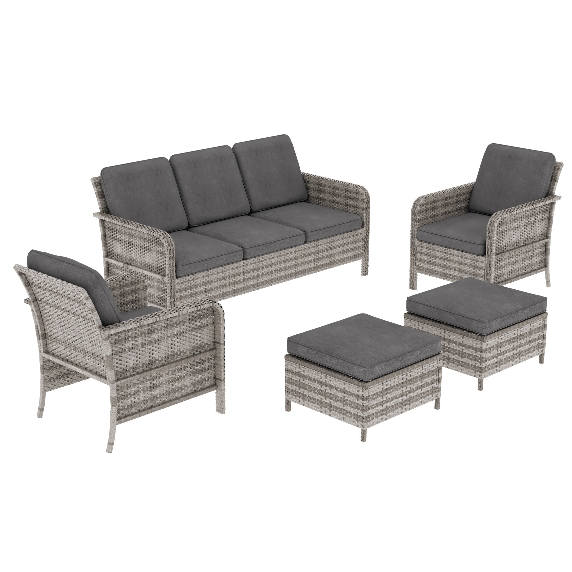 Sonkuki SD-PS-155HBK Patio-Conversation-Sets - View #2