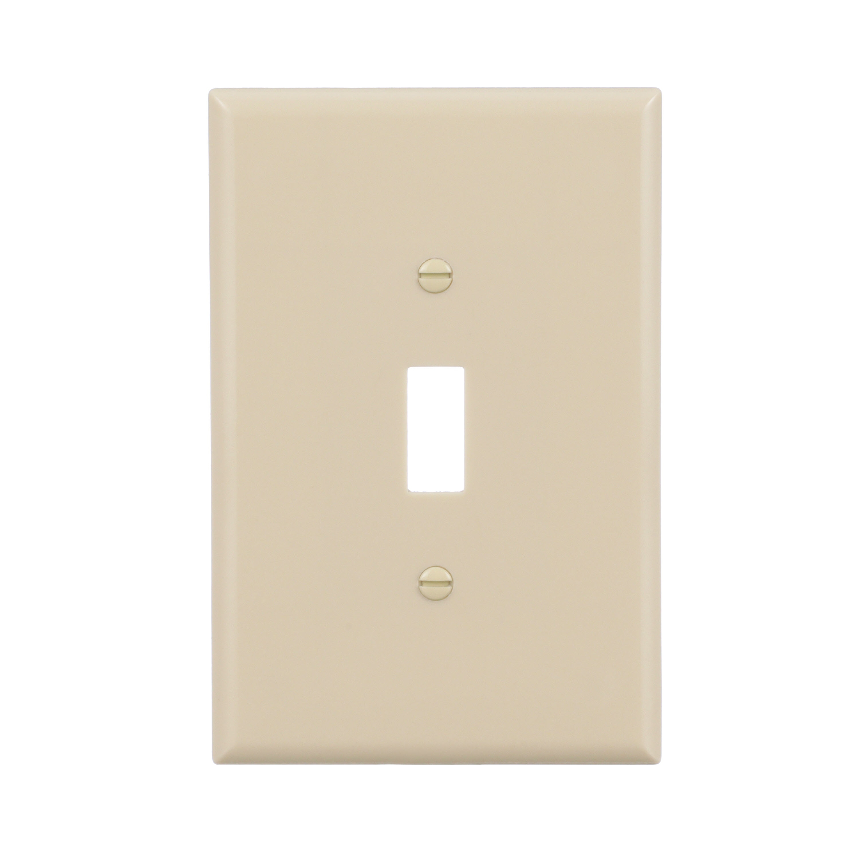 Eaton 2144V-F-LW 1 -Gang Jumbo Size Ivory Thermoplastic Indoor Toggle Wall Plate