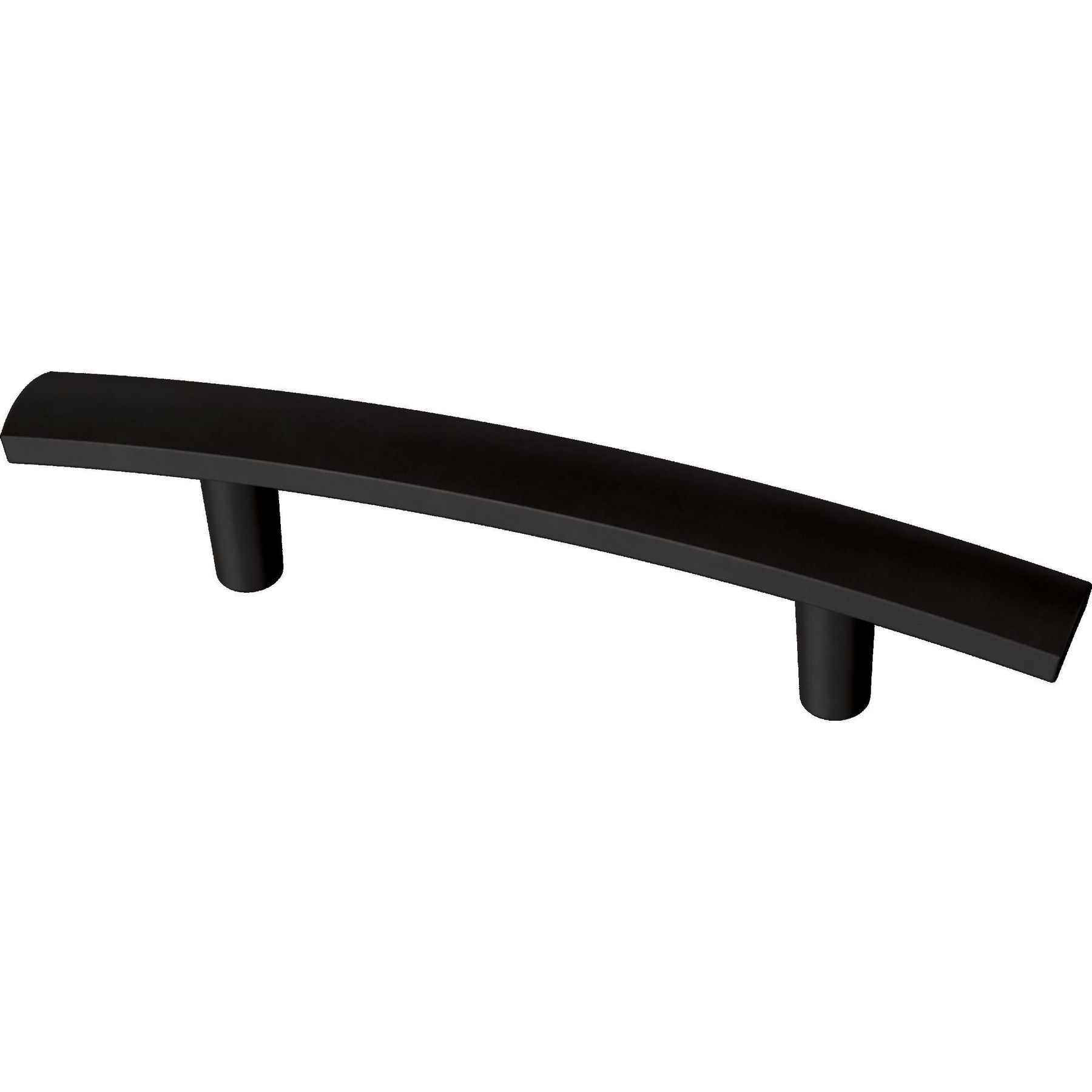 allen + roth P24429W-FB-C Amelia 5-1/16-in , 128mm Center to Center Matte Black Arch Bar
