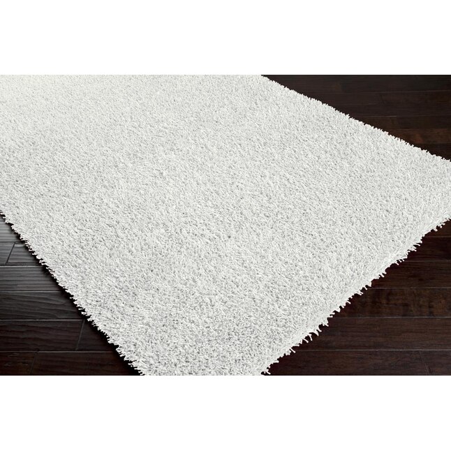 Surya Vivid 4 x 6 White Indoor Solid Area Rug at Lowes.com