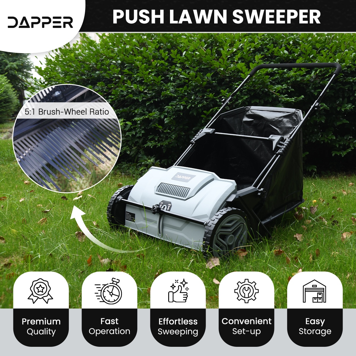 DAPPER SUPPLY DP-FS1104 lawnsweeper - View #5