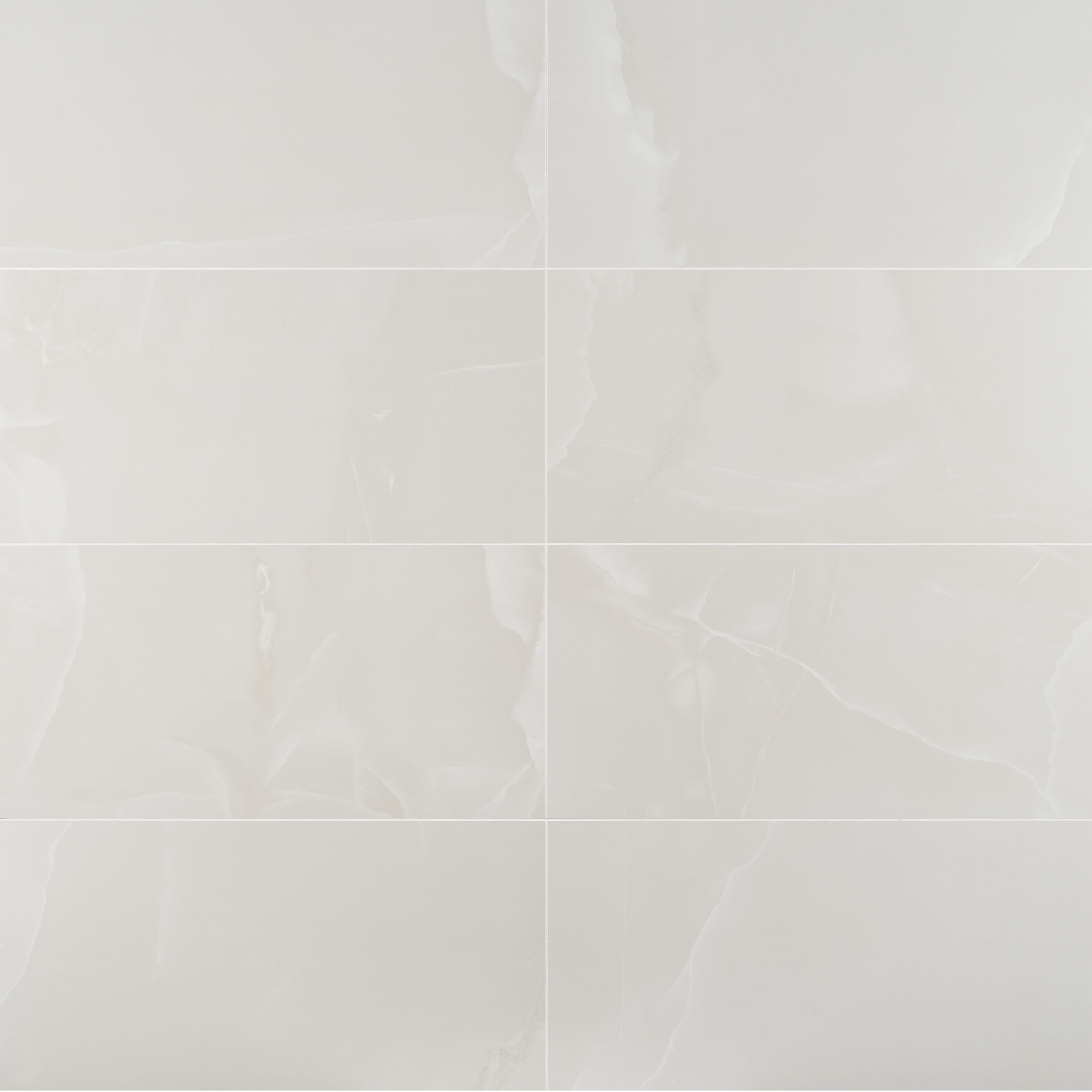 White Calacatta Bianco 24 in. x 24 in. Polished Porcelain Floor and Wall  Tile (16 sq. ft./Case)