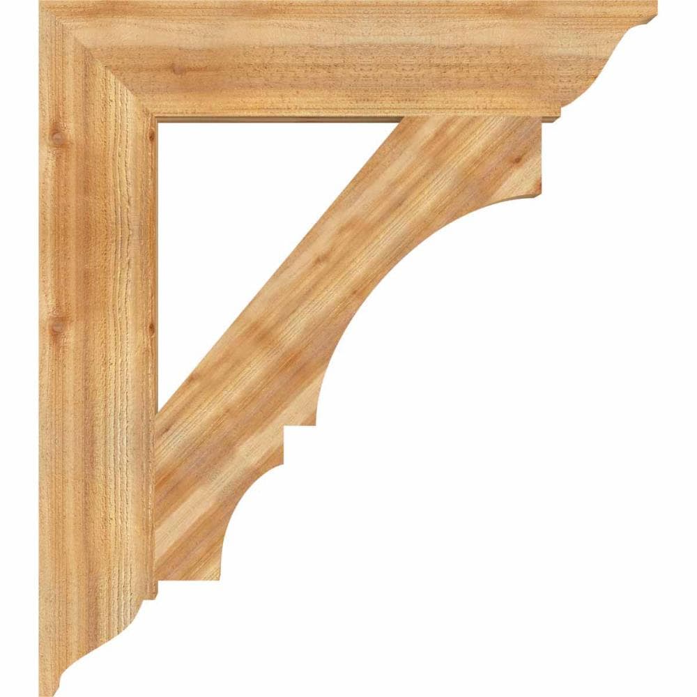 Ekena Millwork BKT06X32X36BOA01RWR Exterior-Brackets-Braces - View #3