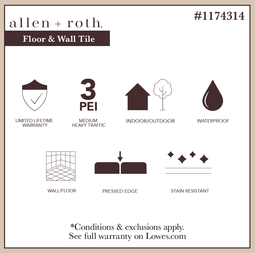 allen + roth 1101351 Ceramic-Tile - View #5