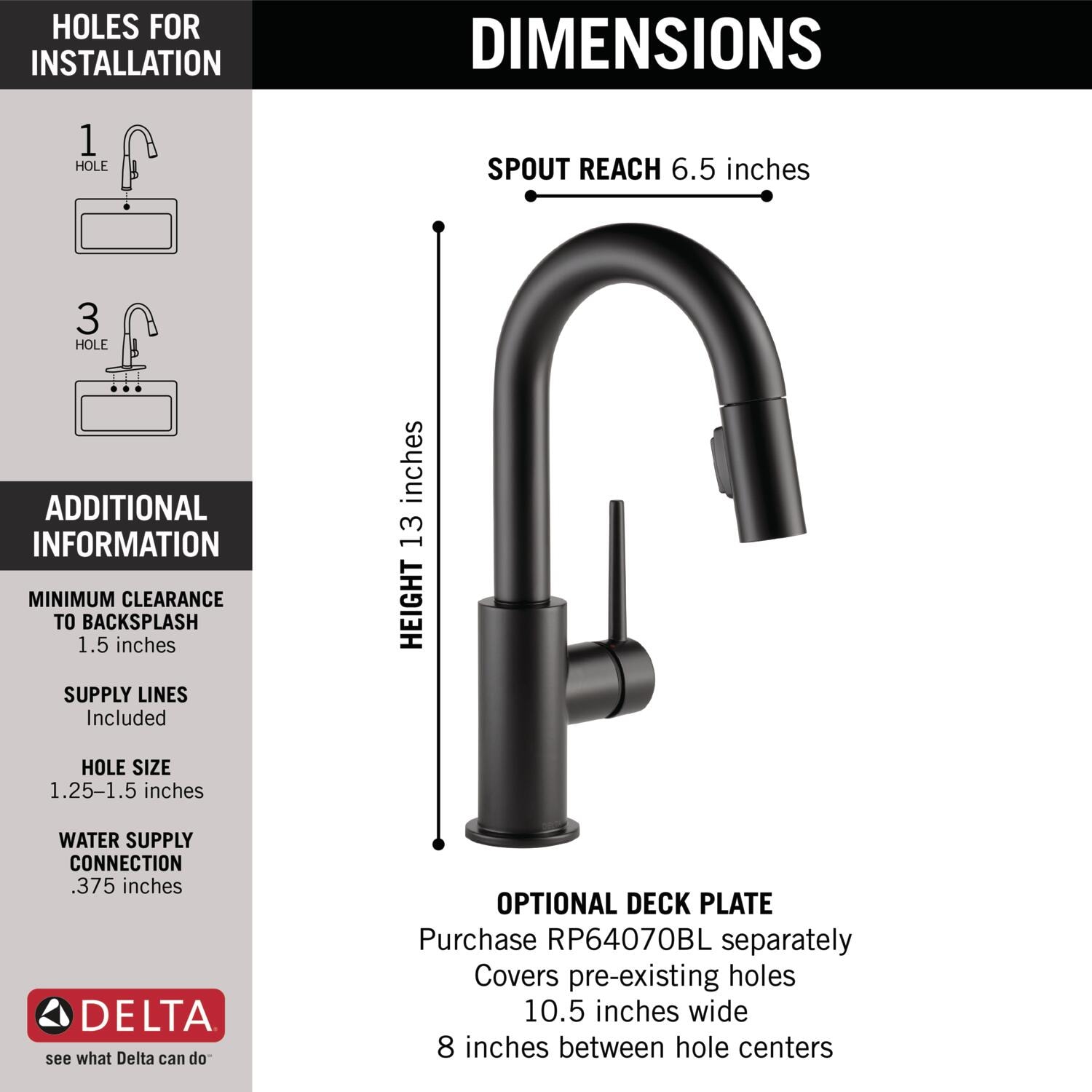 Delta 9959-BL-DST Kitchen-Faucets - View #3