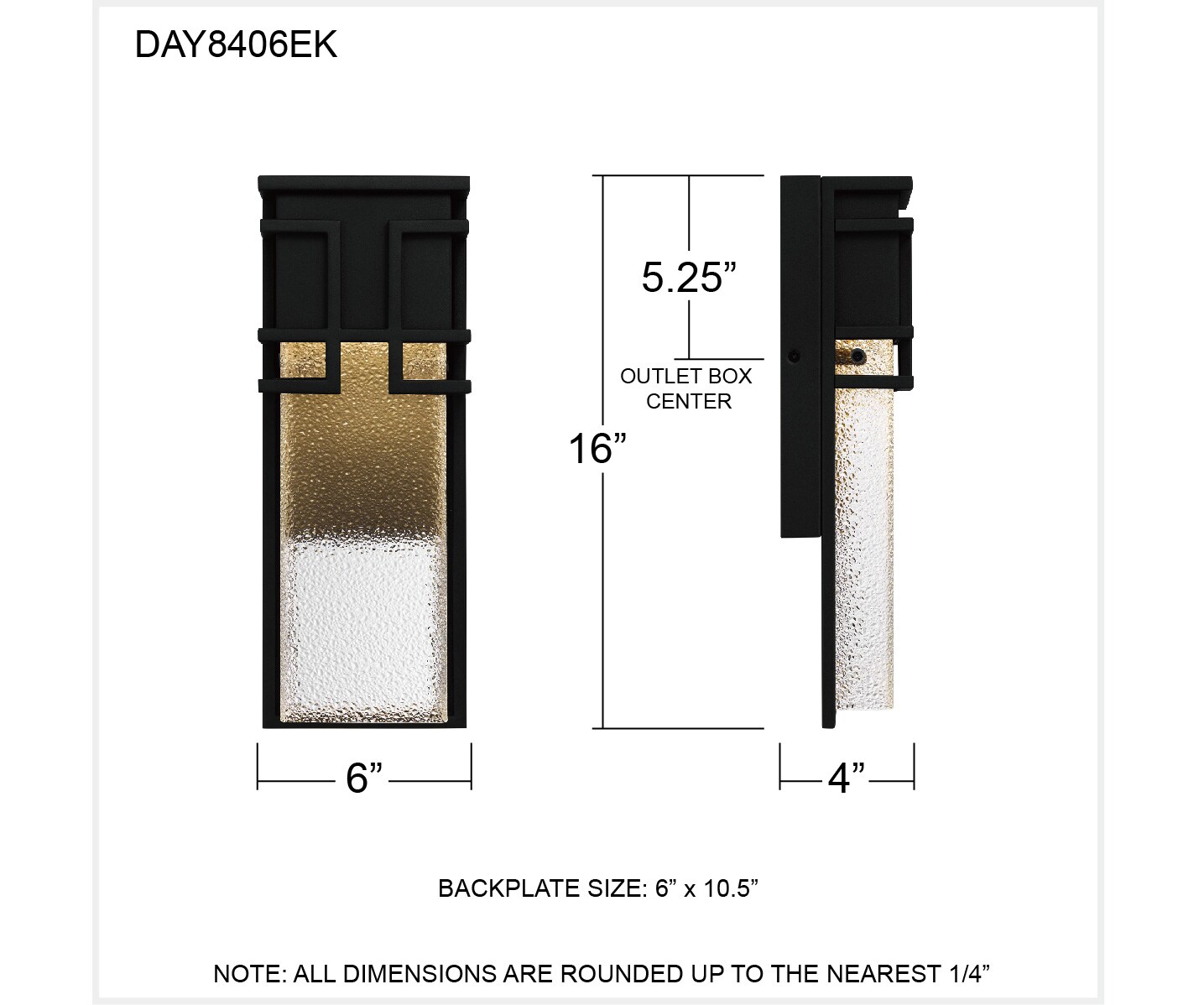 Quoizel DAY8406EK Outdoor-Wall-Lighting - View #5