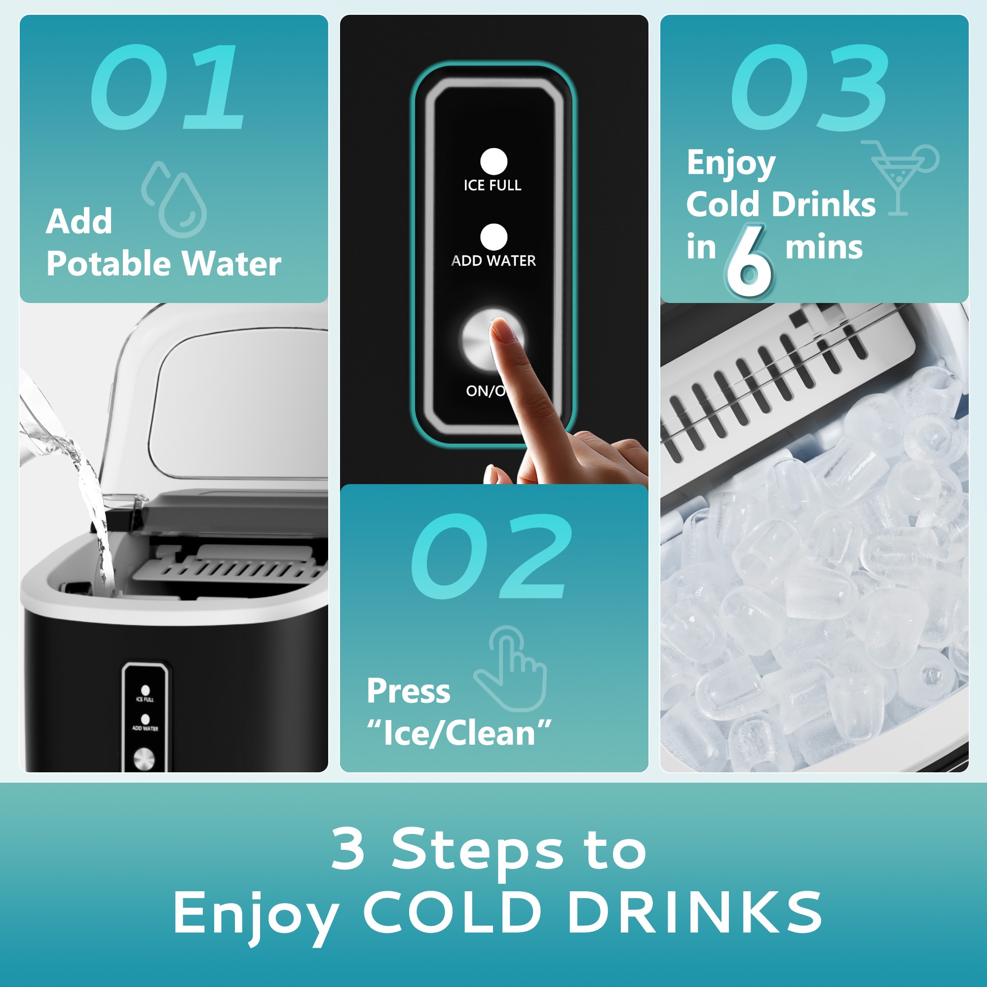 SIMZLIFE IM003-BBL-S-LS-SC Ice-Makers - View #4