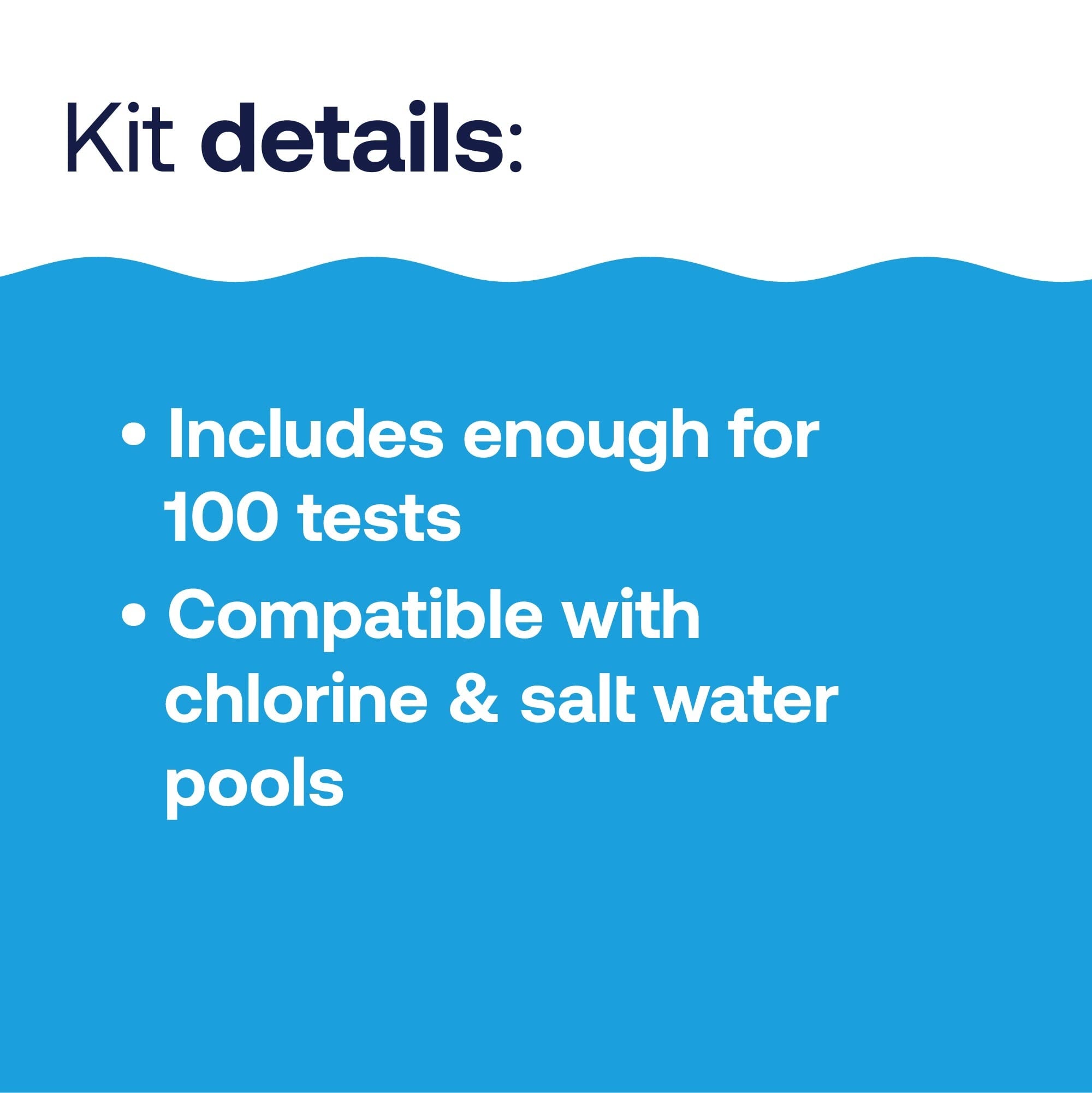 HTH 6Way Pool Test Kit for Total Chlorine, Bromine, pH, Alkalinity, Hardness, and Cyanuric Acid