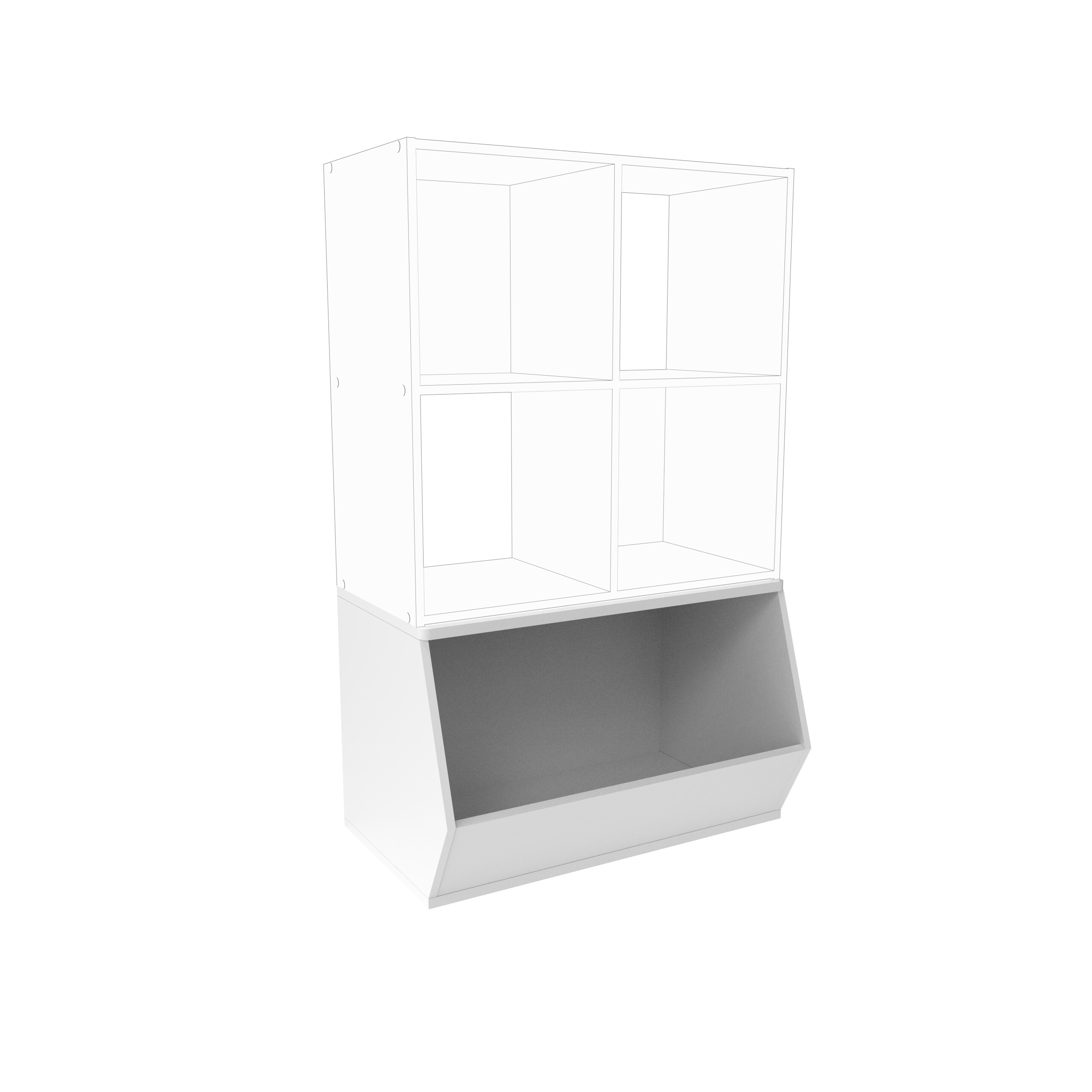 allen + roth CL23-24STB-W Toy-Boxes - View #10