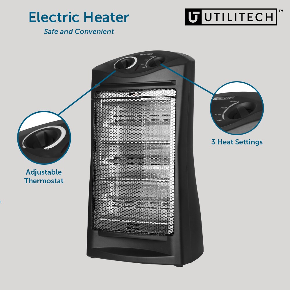 Utilitech BFGF-15EJBK Portable-Electric-Heat - View #4