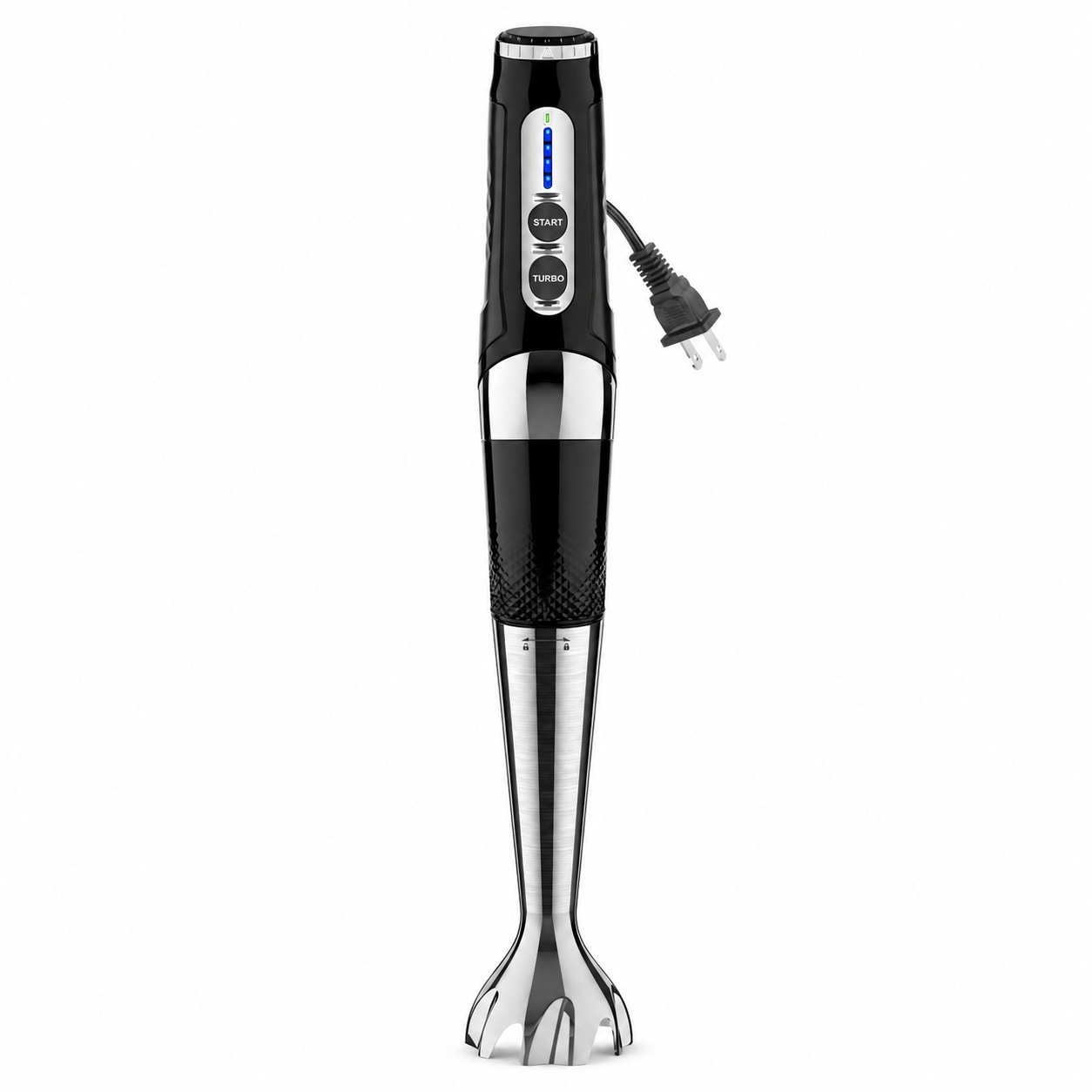 Aoibox LAB3S6TQ  3 Angle Adjustable Immersion Blender with 21 Speed Control and Stainless Steel Blade for Versatile Blending