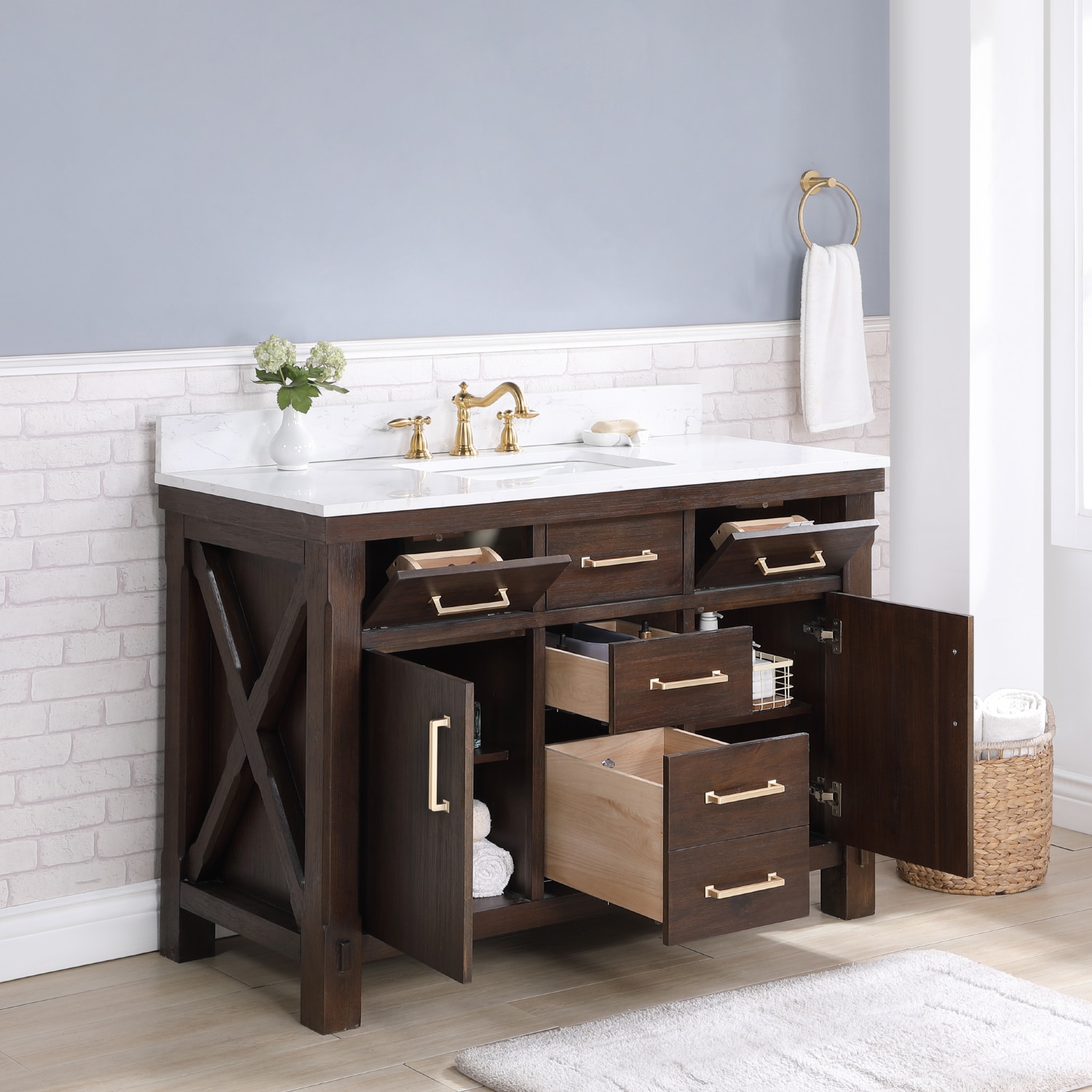 Vinnova 701848-DW-WS-NM Bath-Vanity-Combo - View #6