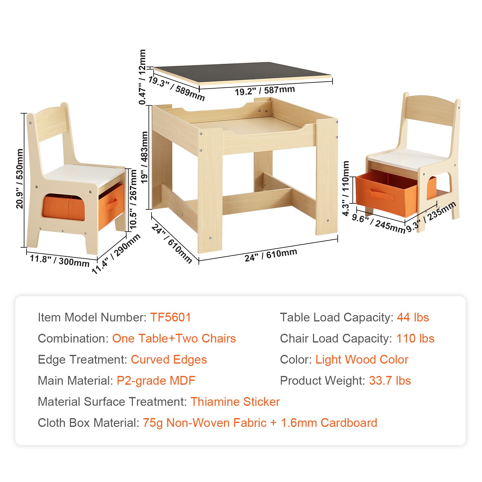 SVOPES SVOPESDCWETZY04772V0 Kids-Play-Tables - View #8
