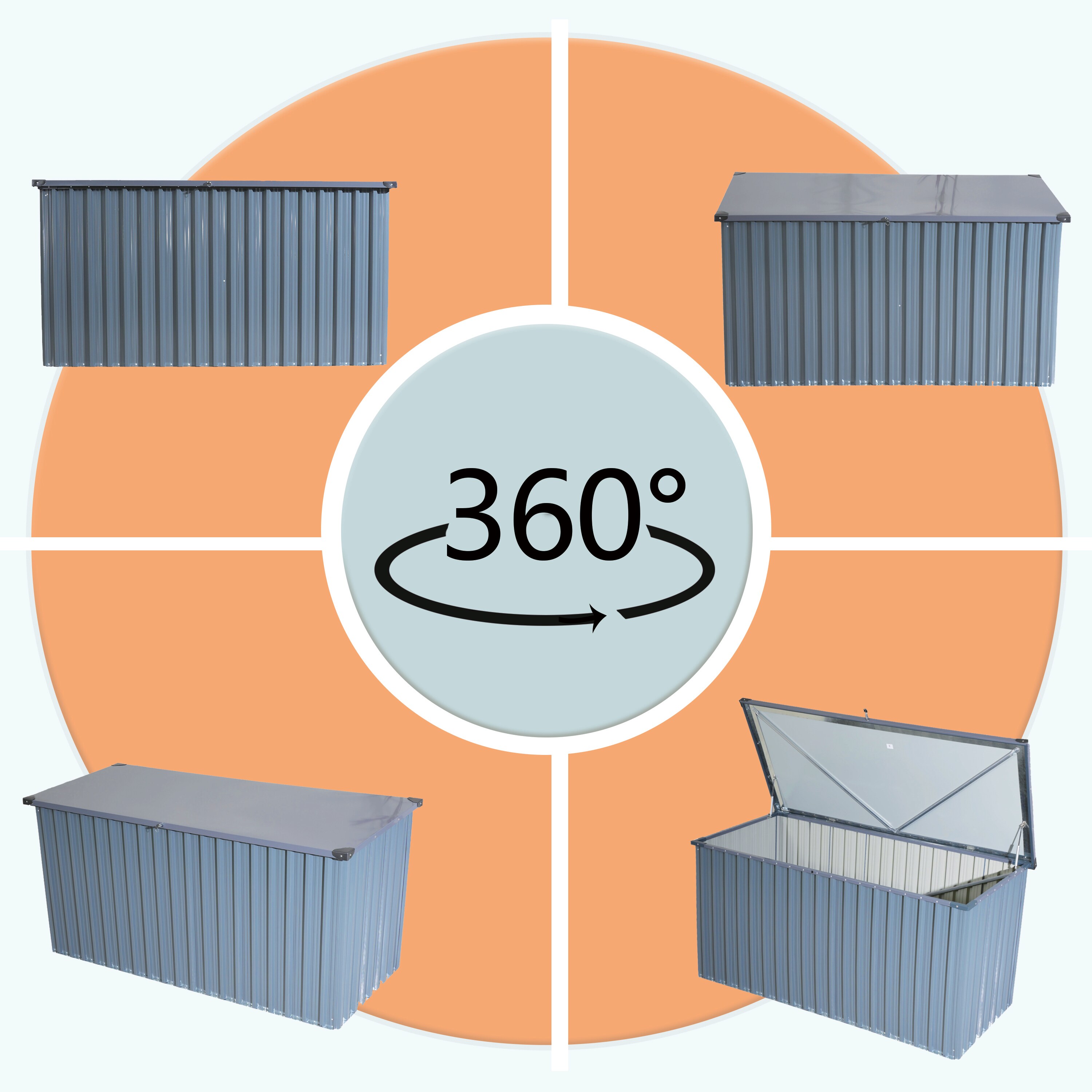 Direct Wicker DWA-9072-GR Deck-Boxes - View #12