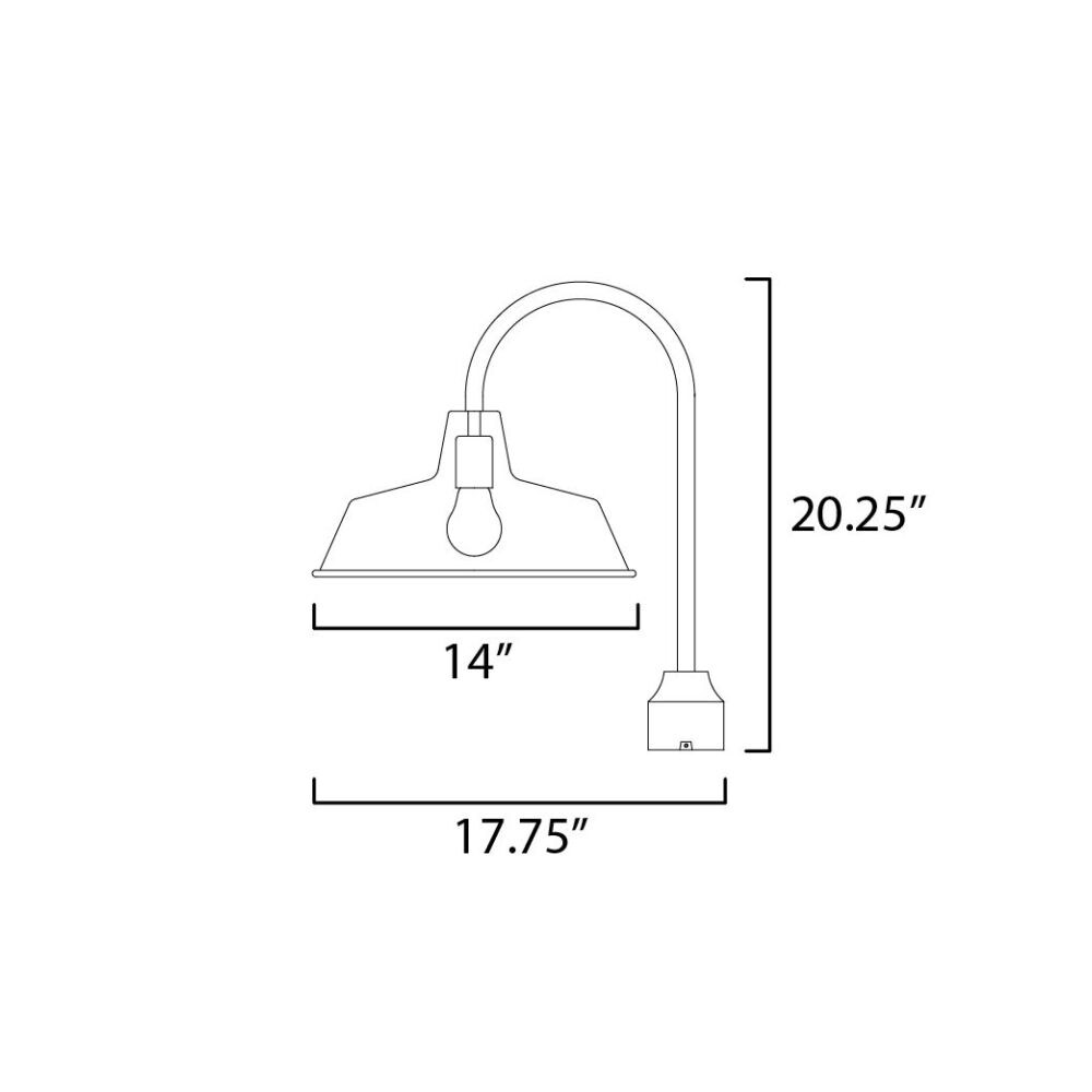 Maxim Lighting 35010WZBK Complete-Post-Lights - View #3