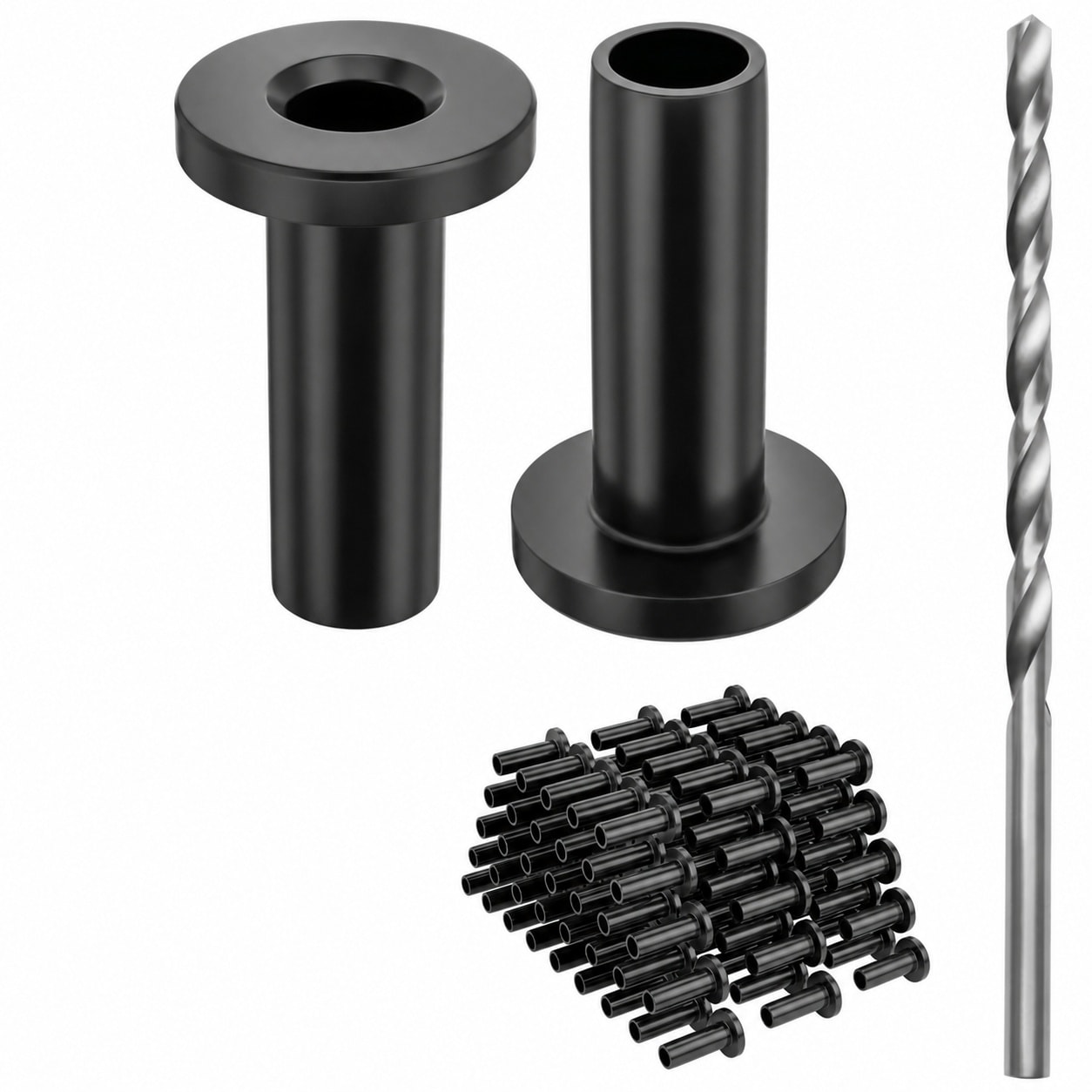  120 Pack T316 Stainless Steel Cable Railing Protector Sleeves for 1 8 to 3 16 Inch Wire Rope on Wood Posts