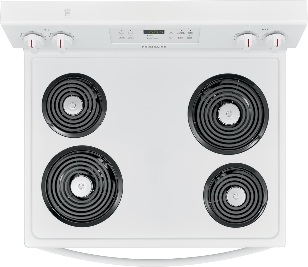FRIDGIDAIRE 24 Stainless Steel Electric Stove 4 Coil Burners.