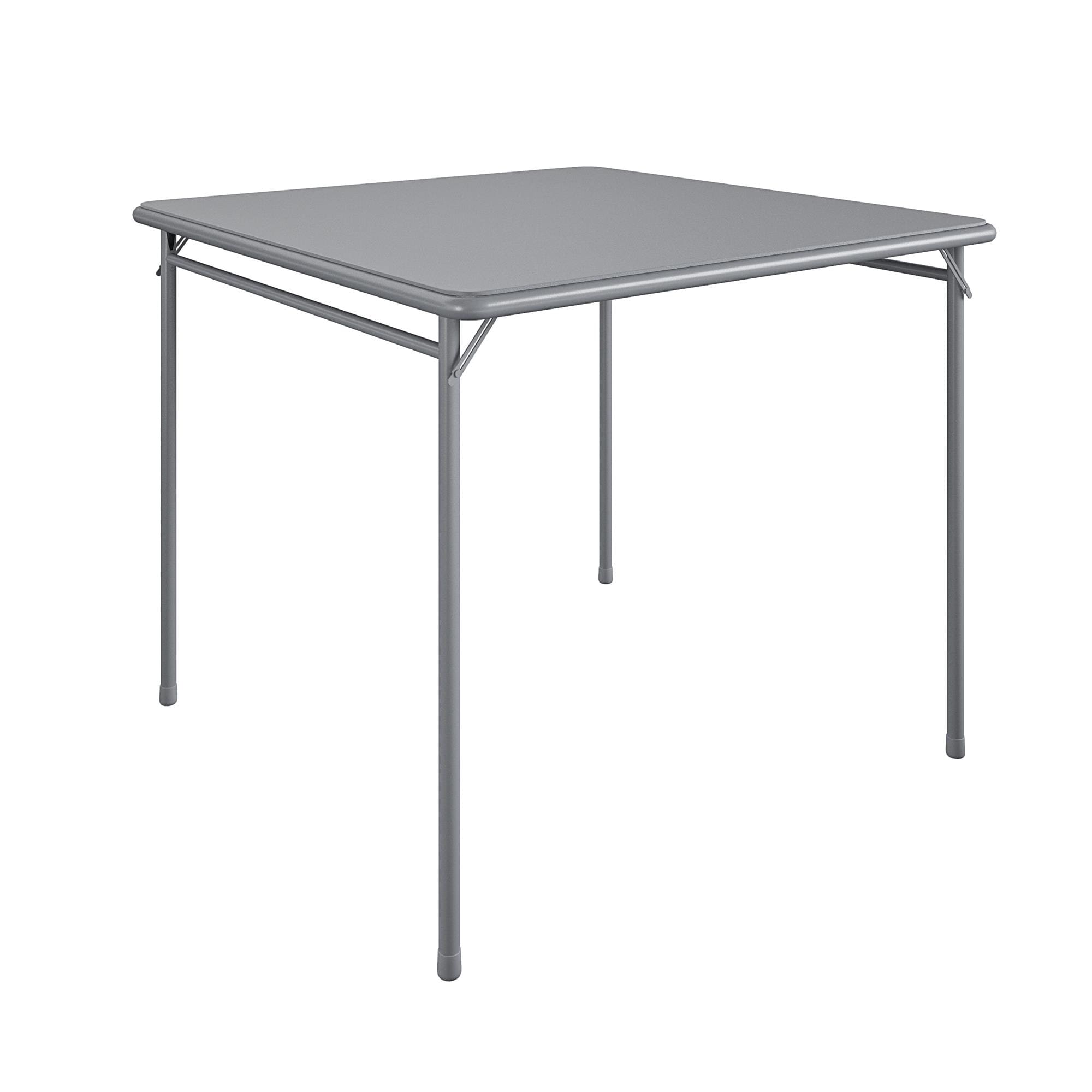 Cosco 2.83-ft x 2.83-ft Indoor Square Vinyl Black Folding Dining Table  (4-Person)