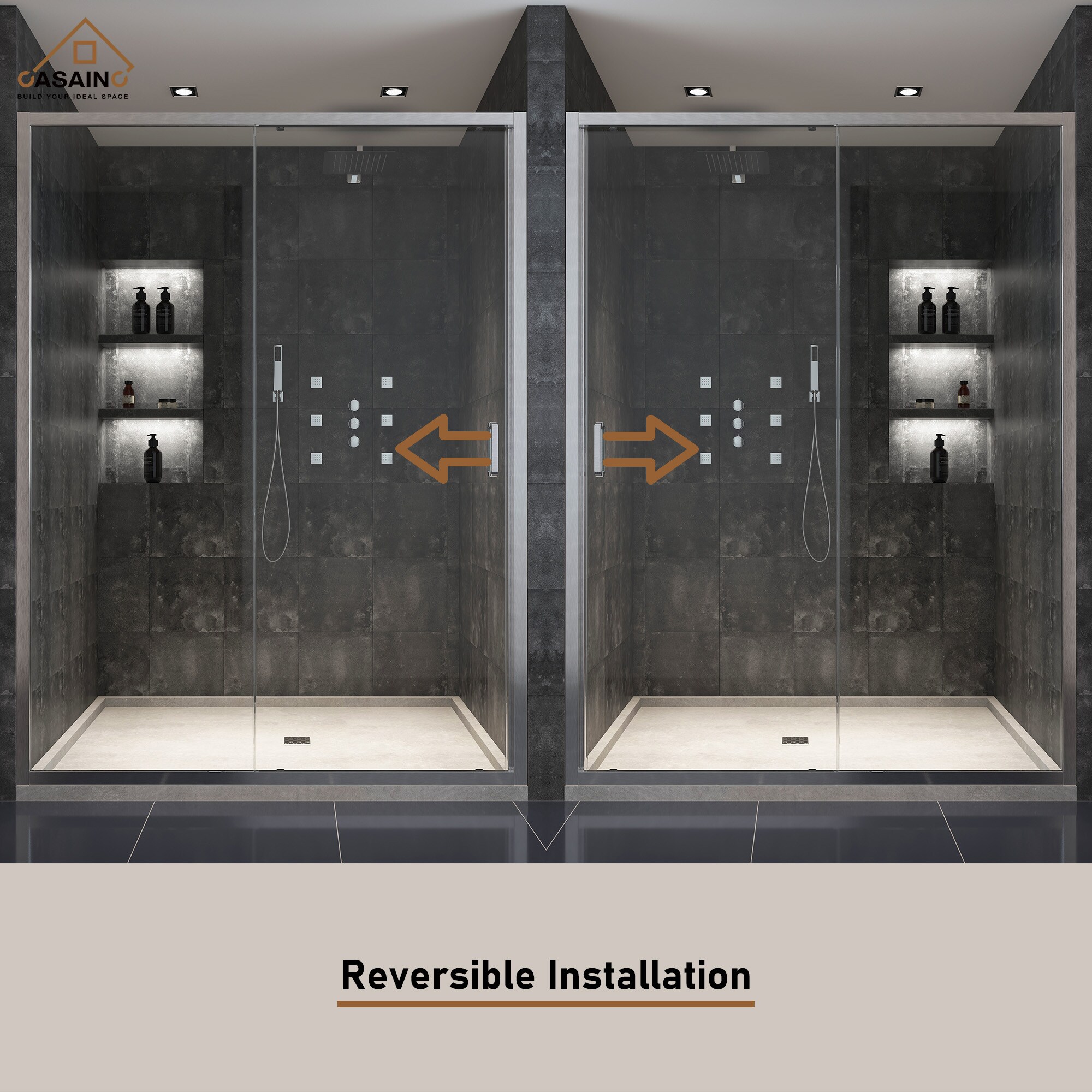 CASAINC BP04P4-6072CB Shower-Doors - View #5