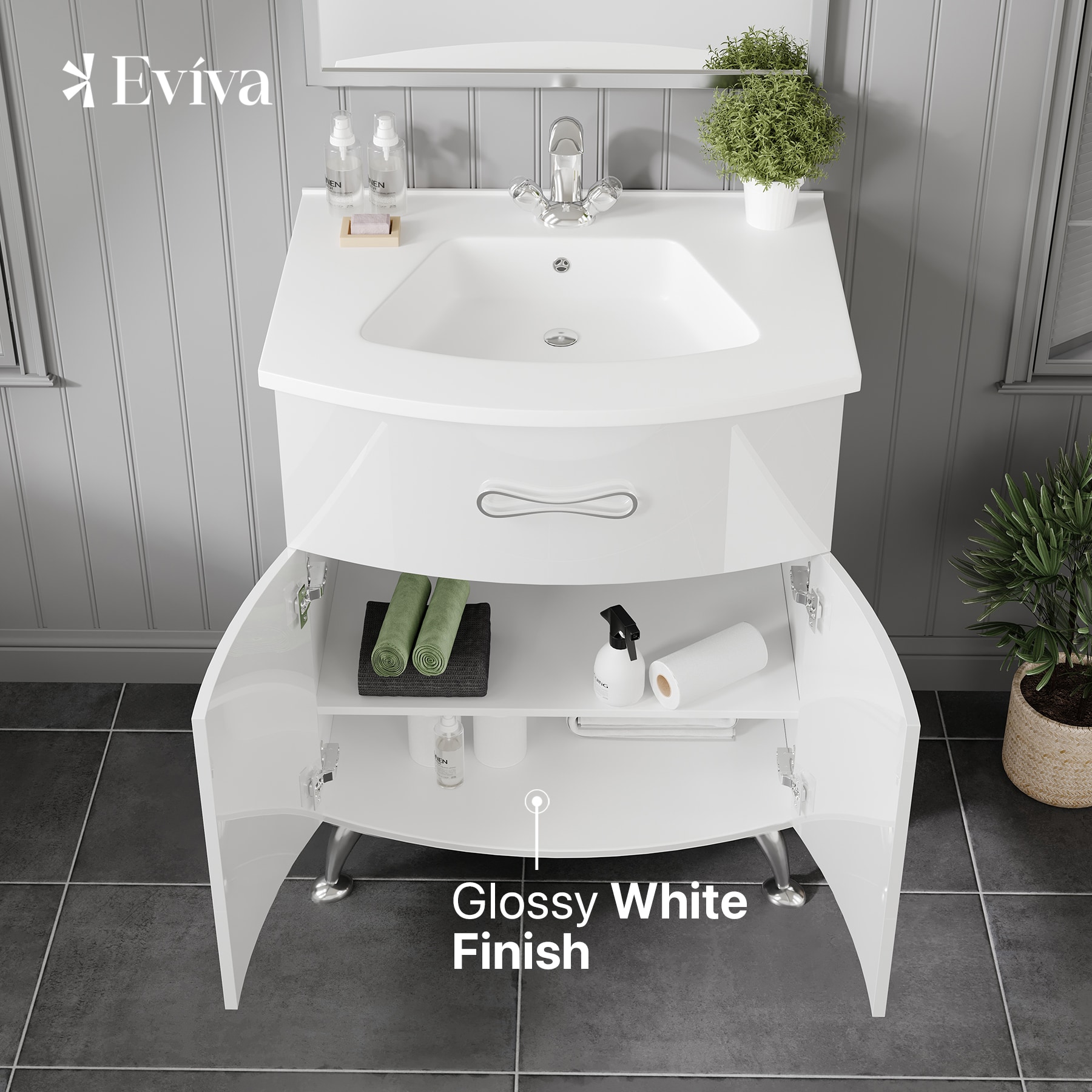 Eviva EVVN571-24WH Bath-Vanity-Combo - View #4