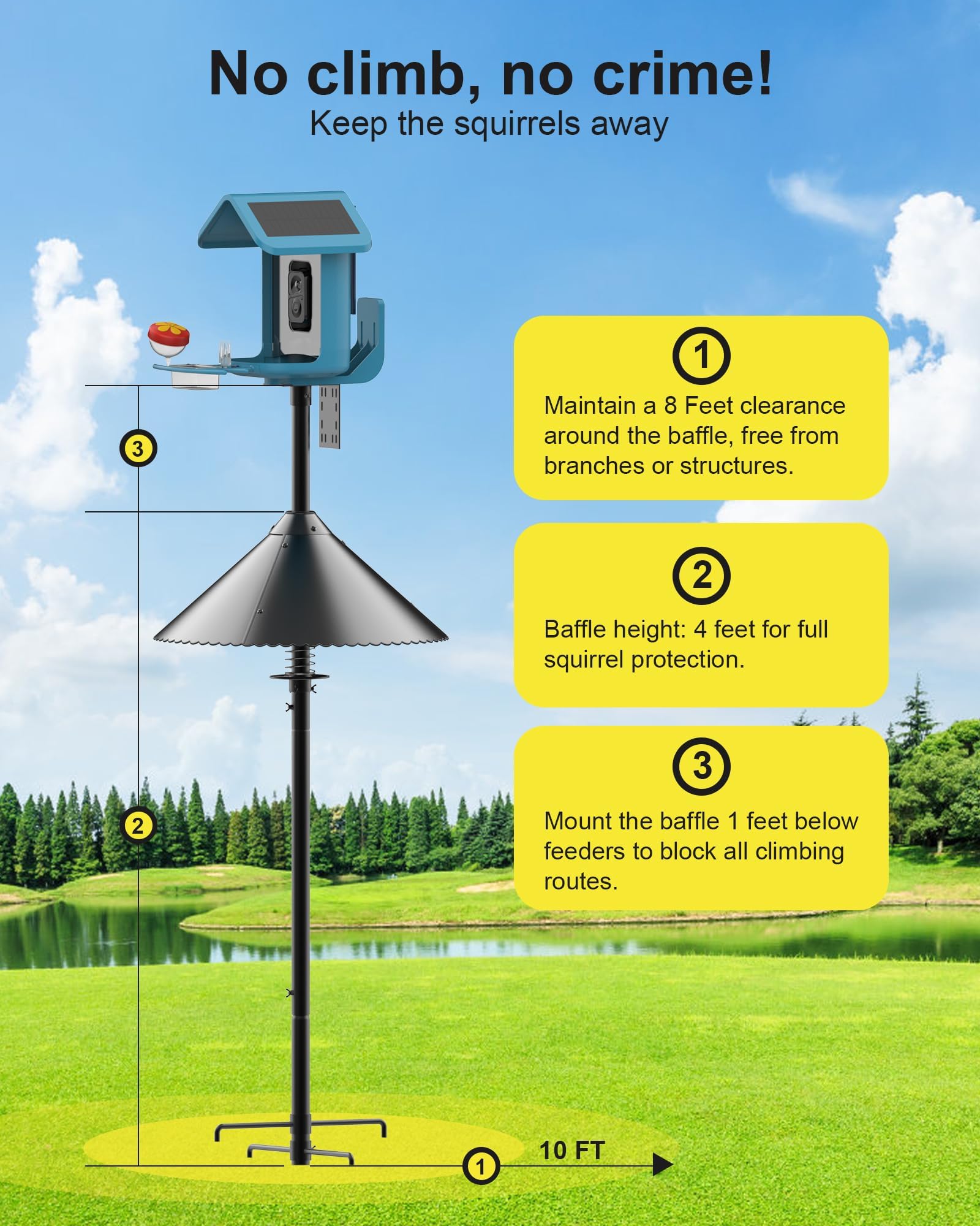 Afoxsos LAF0109B01 Bird-Feeder-Accessories - View #8