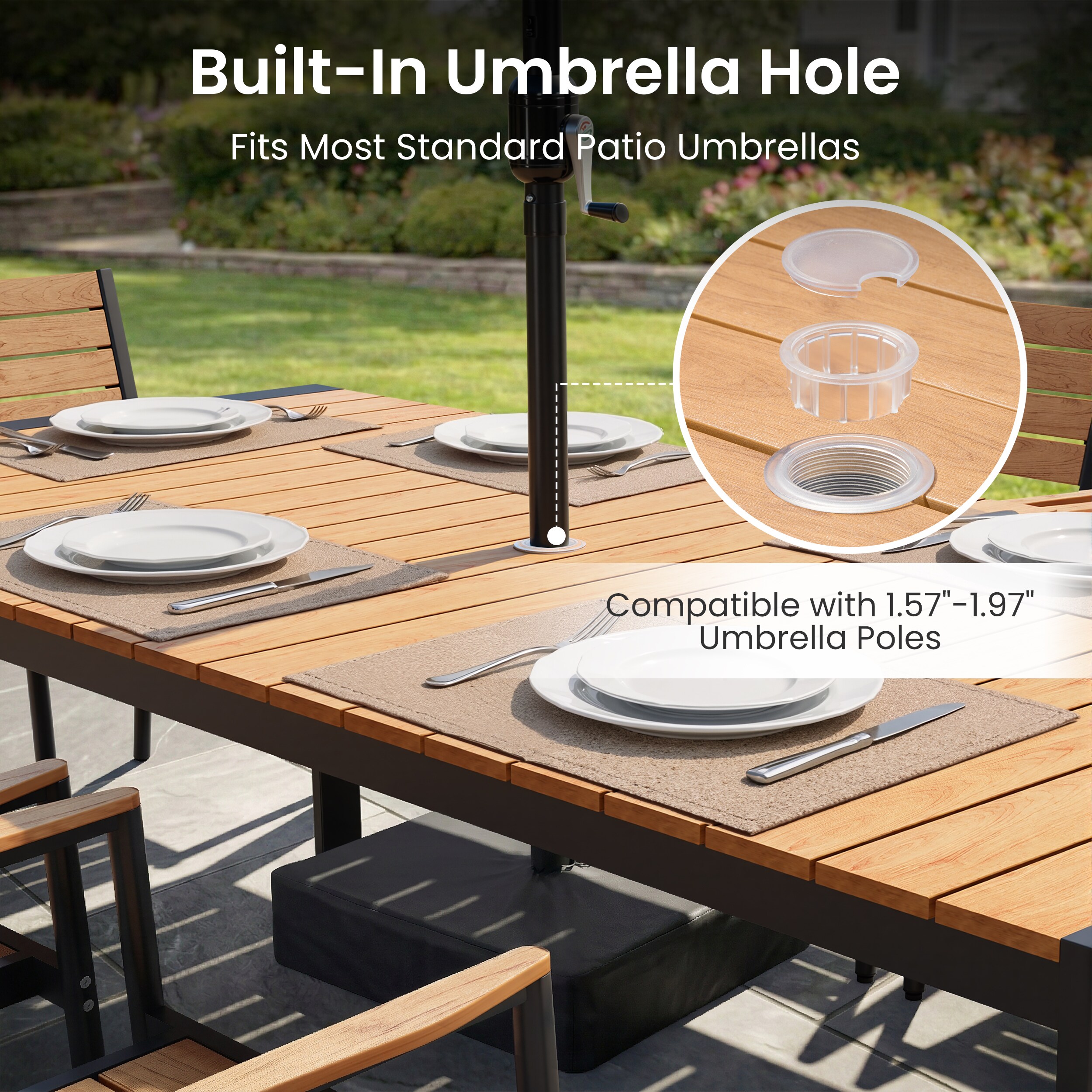 Crestlive Products CL-TD6237BRN240-11 Patio-Dining-Sets - View #6