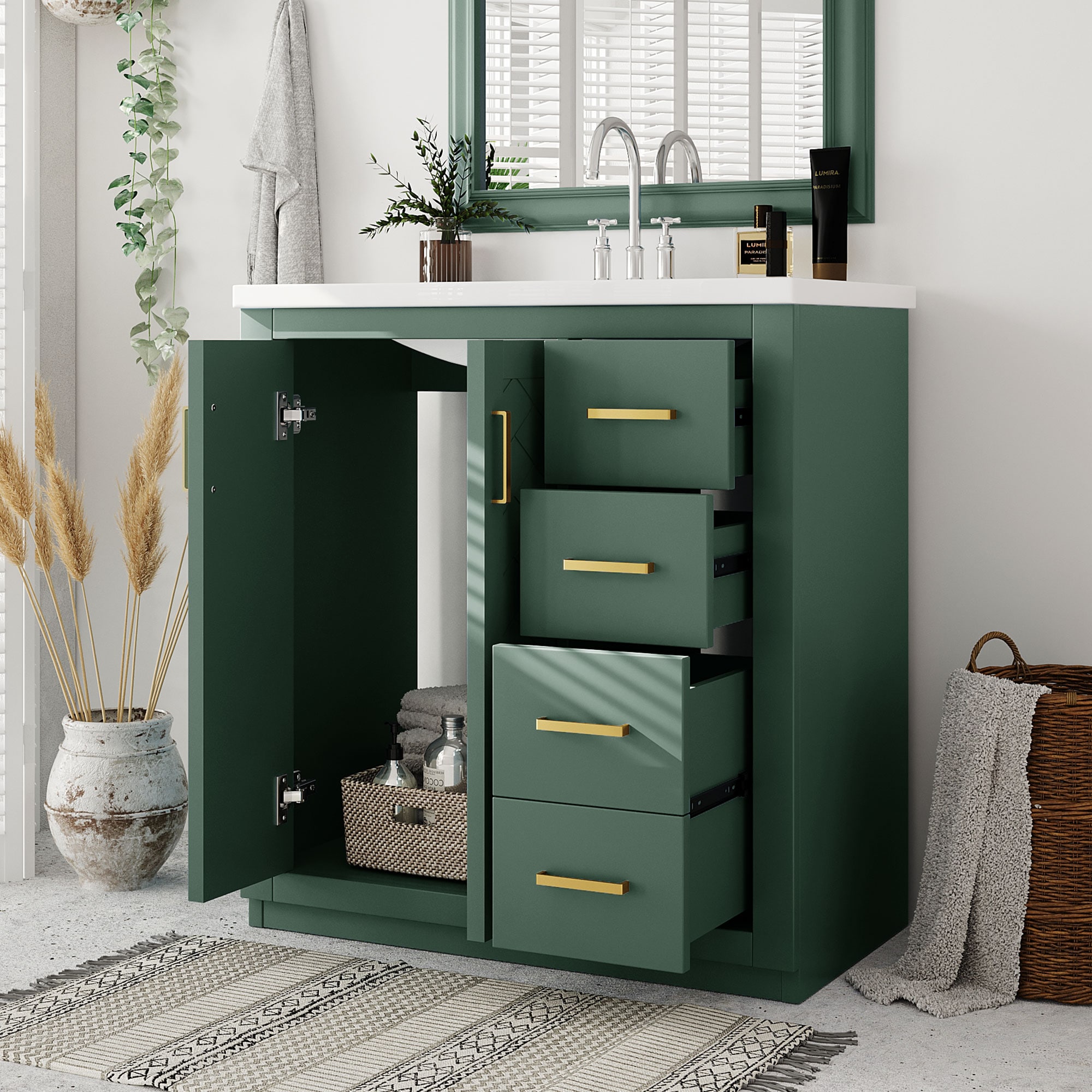 WELLFOR C710-P191947F Bath-Vanity-Combo - View #3