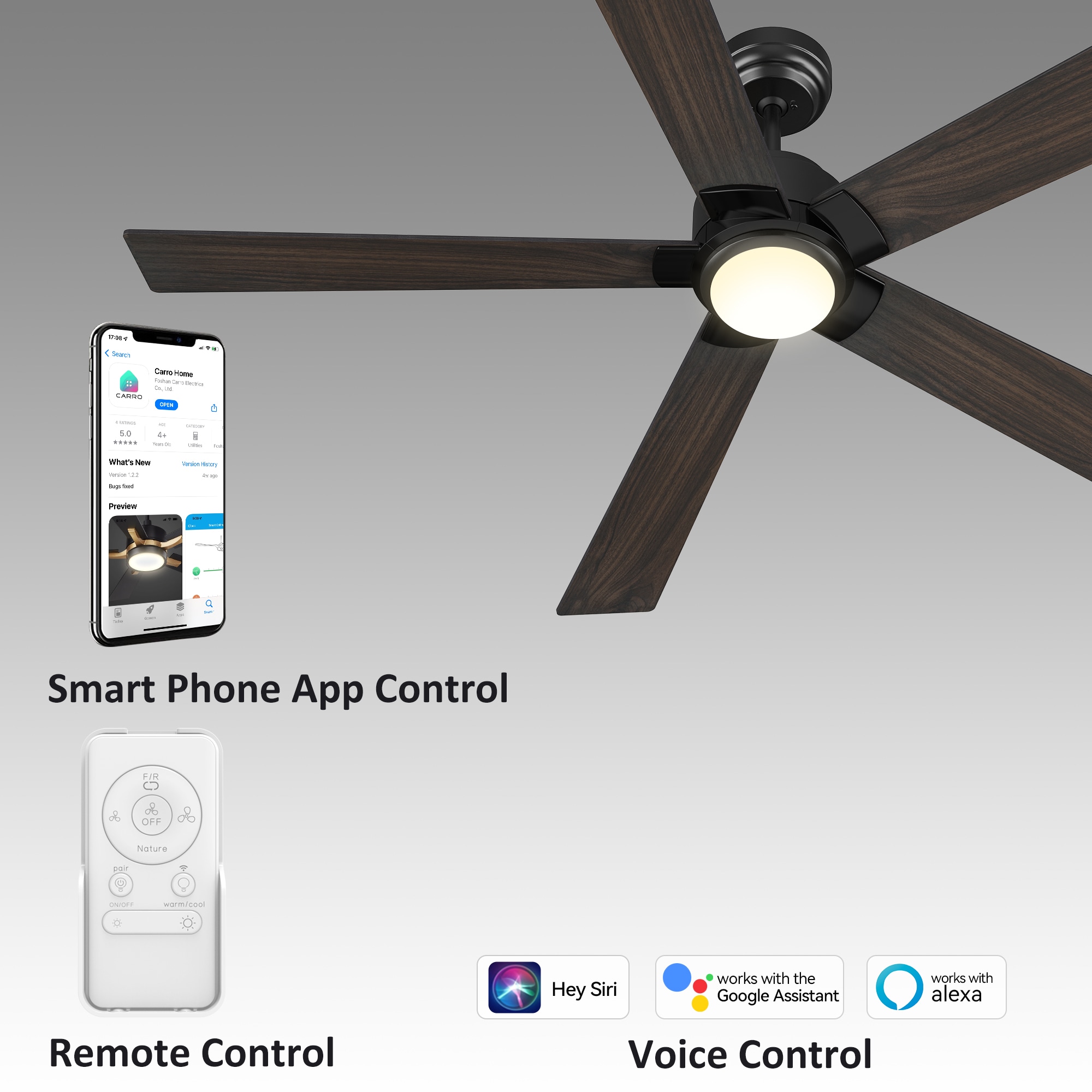 CARRO USA LS605J1-L11-B5-1 Ceiling-Fans - View #3
