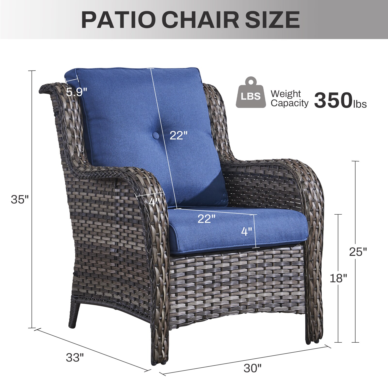 Pocassy PJ017-1 Patio-Chairs - View #3