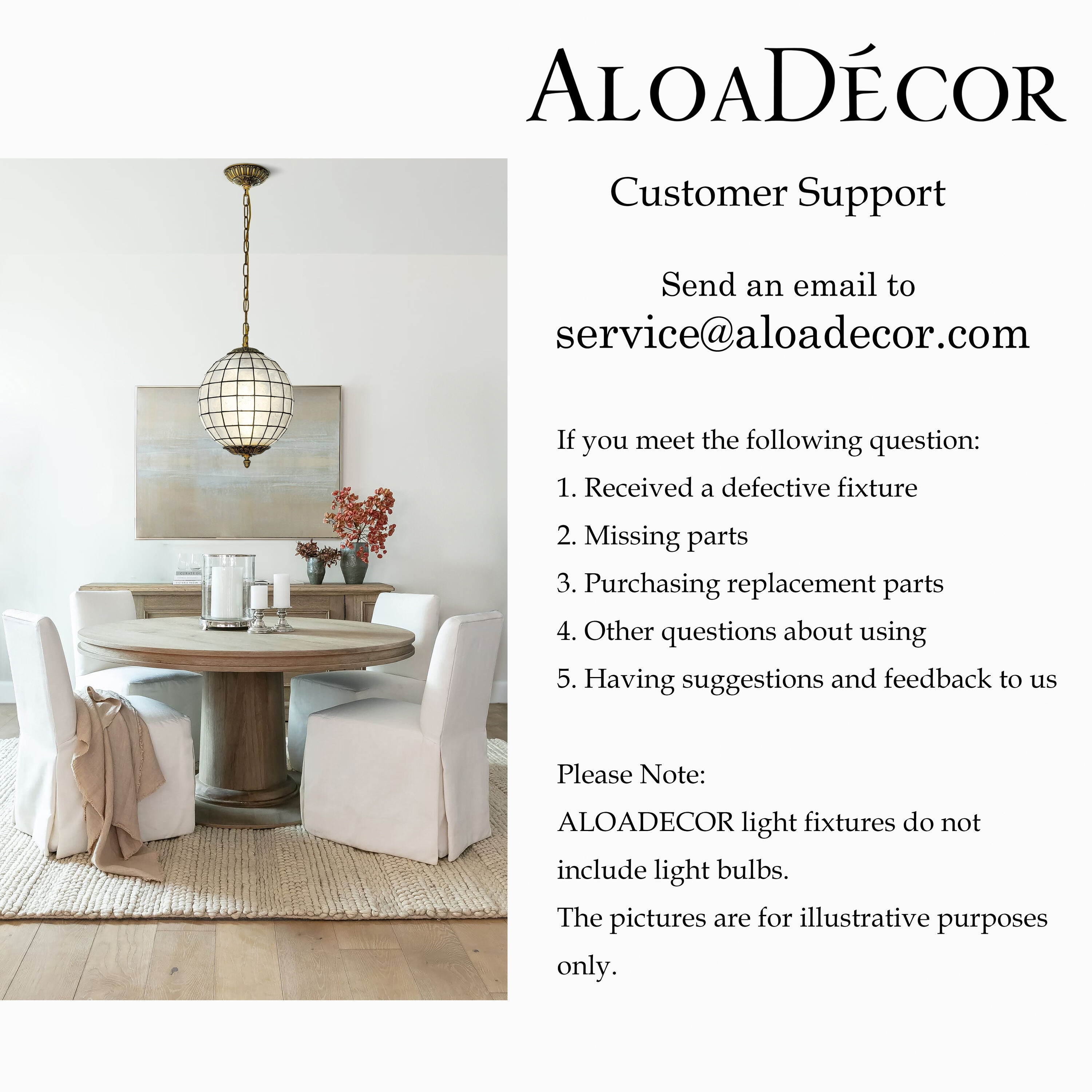 AloaDecor Lighting L7157D30FG01A b090015 - View #10