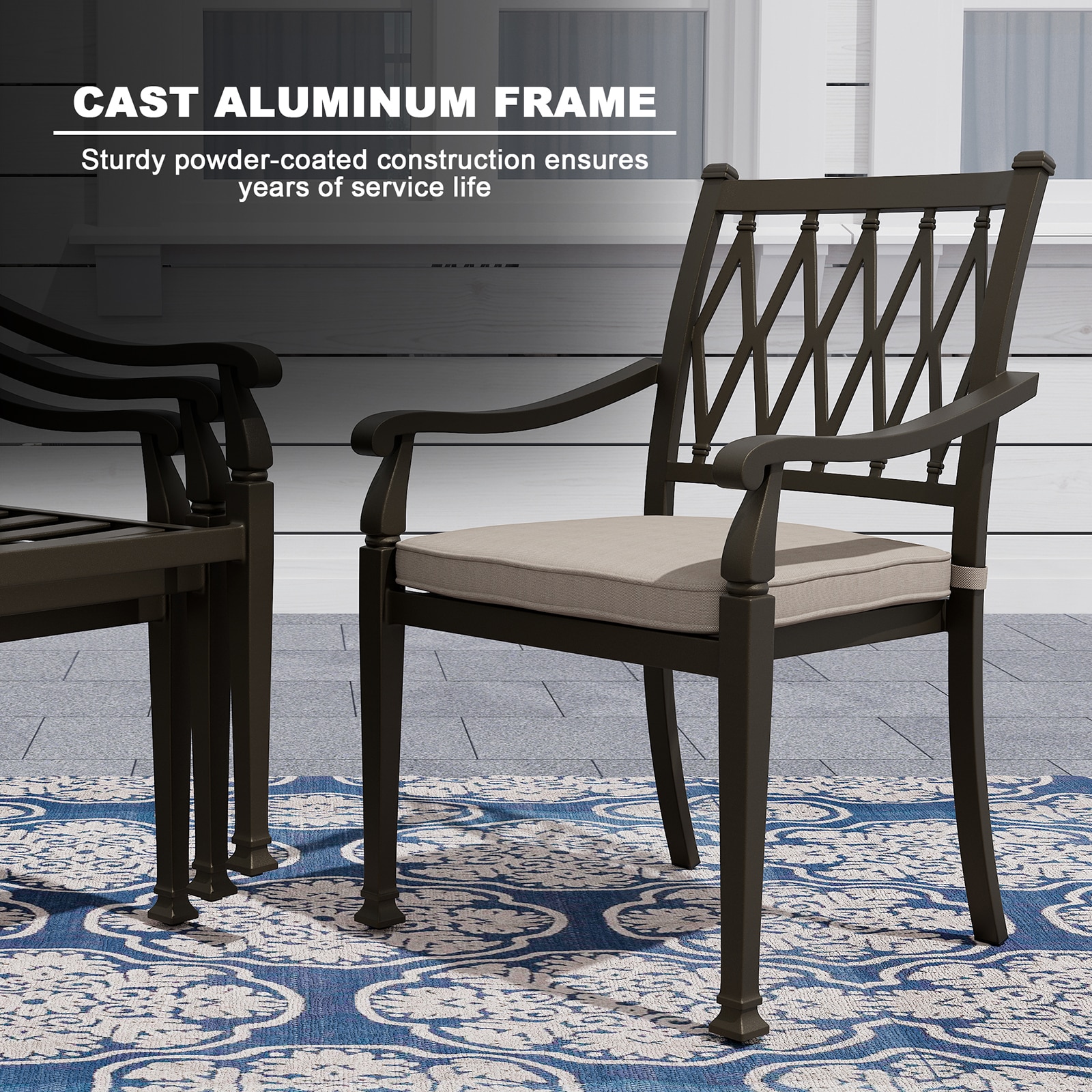 Mondawe MO-LD721-BE Patio-Chairs - View #2