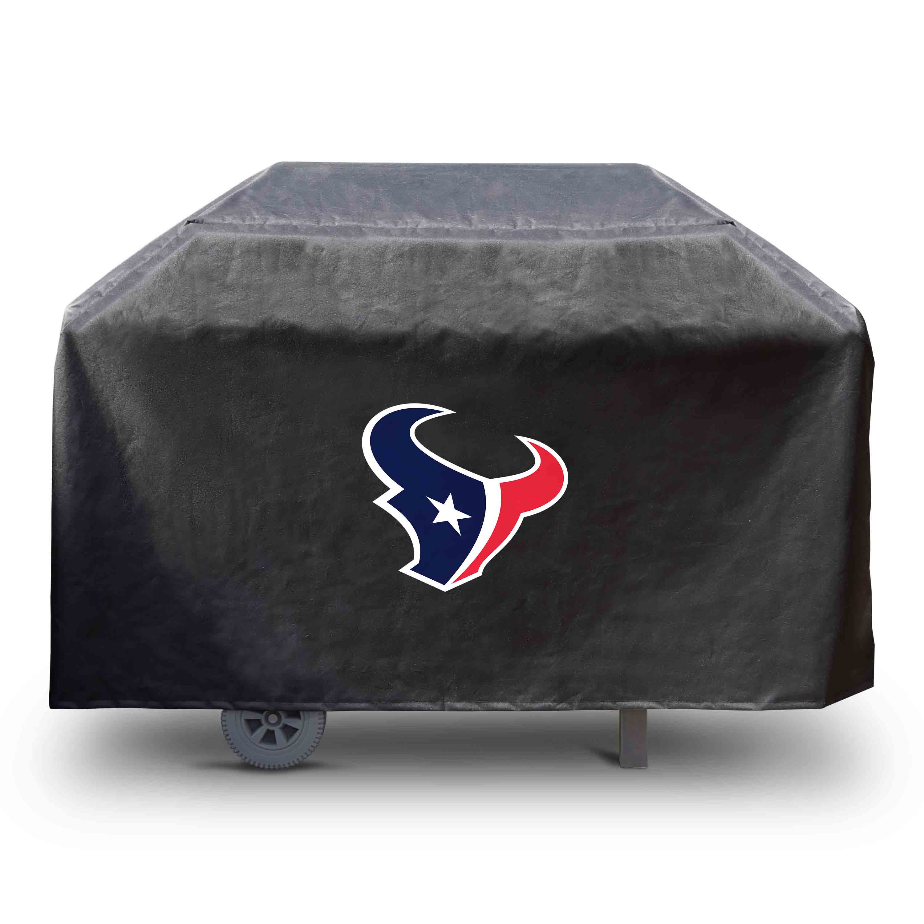 FANMATS 41162 Houston Texans 4 burner grill cover 68-Inches W x 35-Inches H Black Fits most Cover